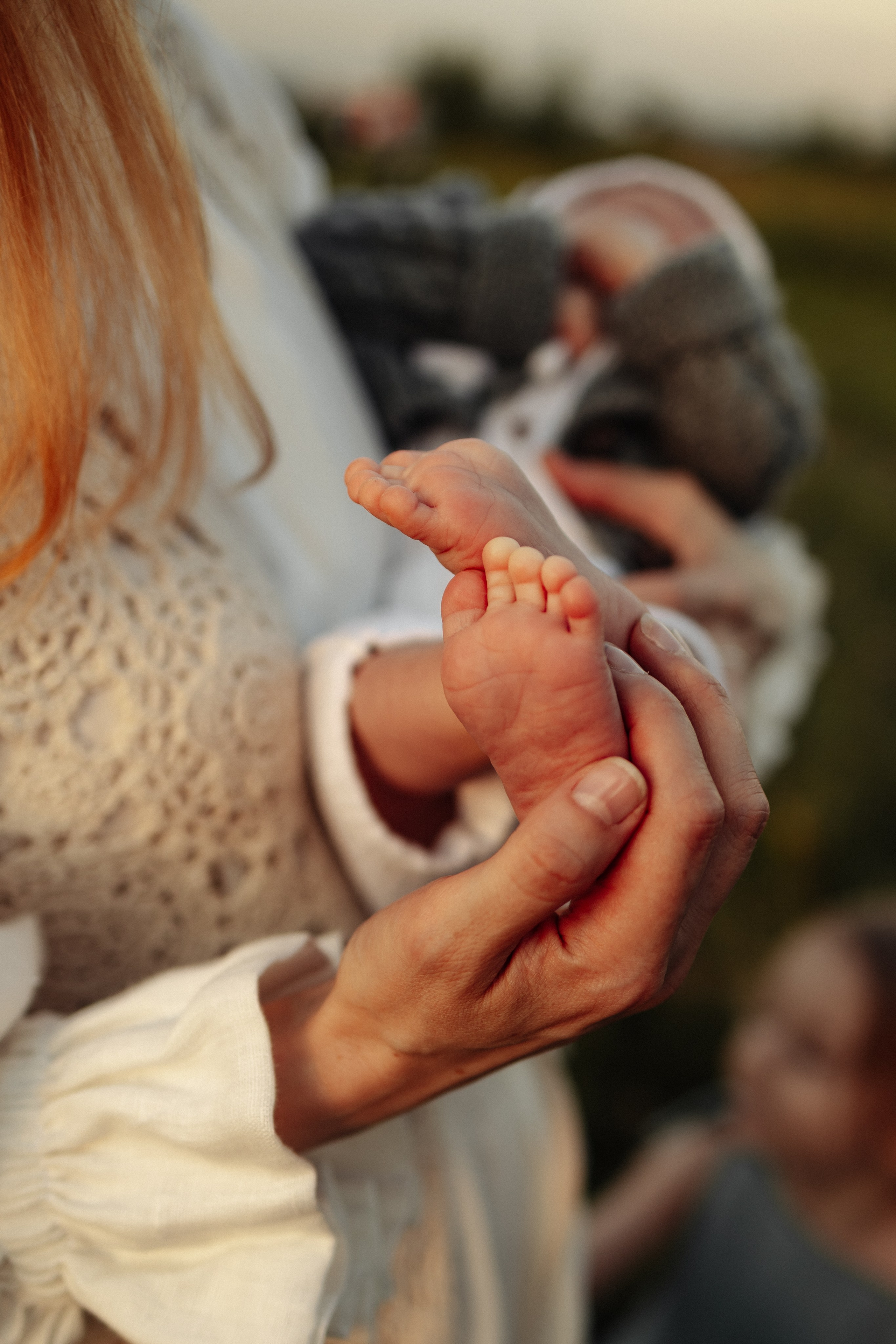 Семейная фотосессия в поле. Семейный фотограф в Москве Марина Петра