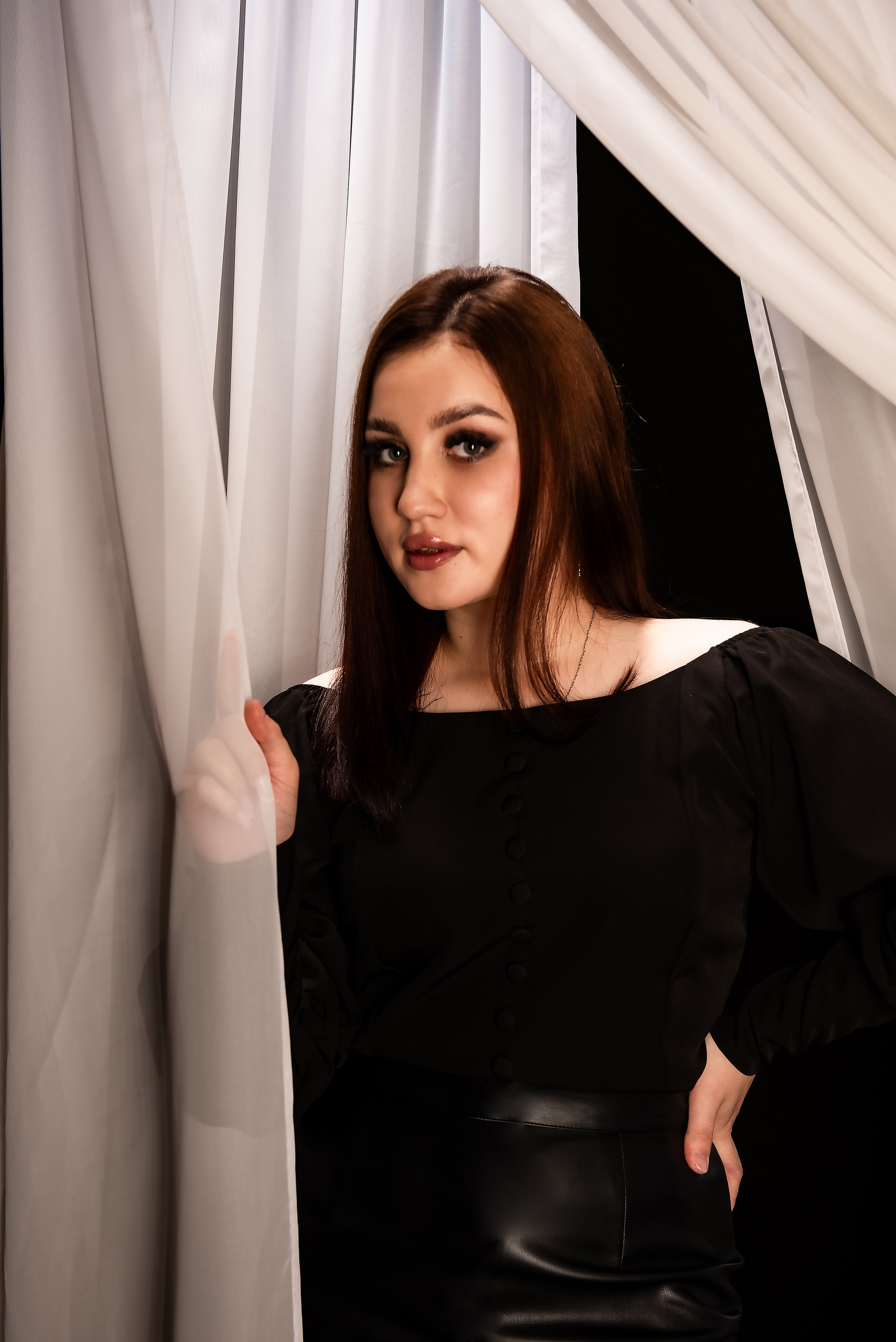 Портретная съемка в студии