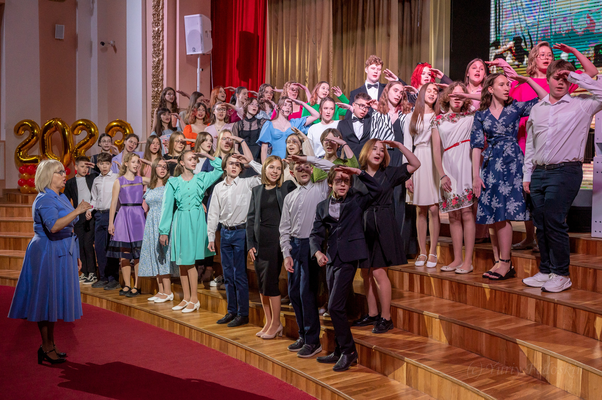 Выпускной хоровая школа «Подлипки» 30.05.23г. Профессиональный фотограф интерьеров в Москве Юрий Федоскин