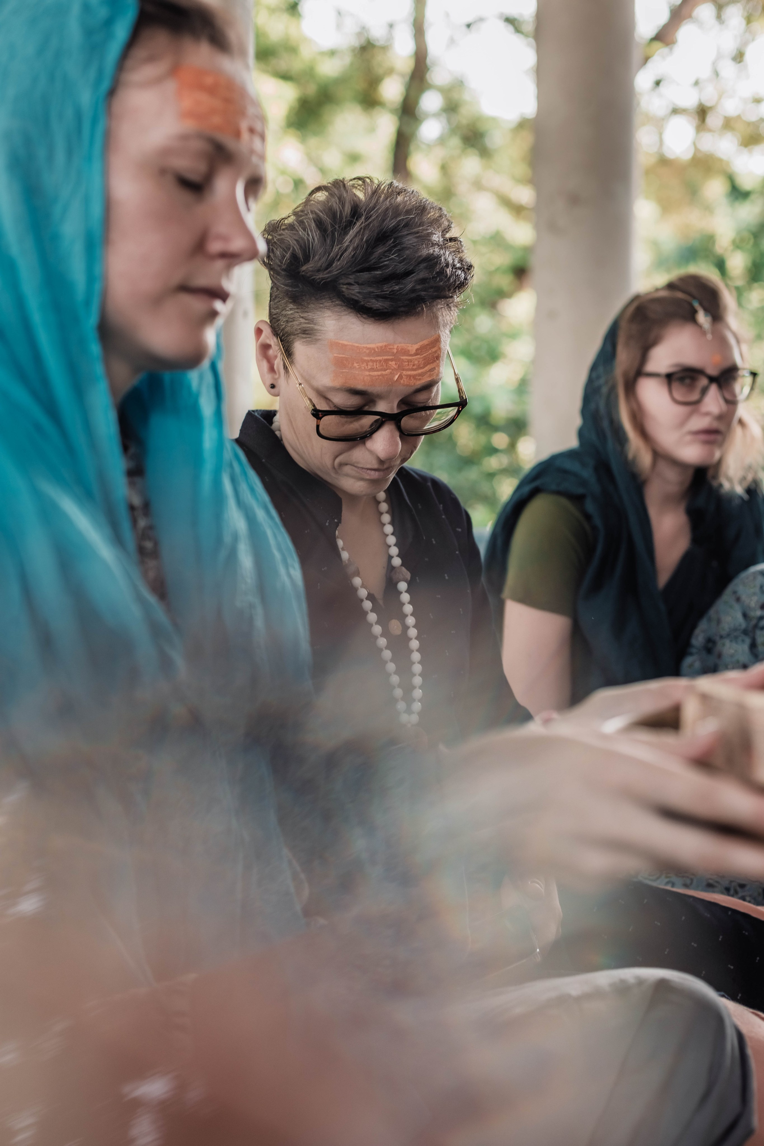 Pitri Paksha yagyas & poojas Devraha Baba ji ashram. Mariam Bagdasaryan