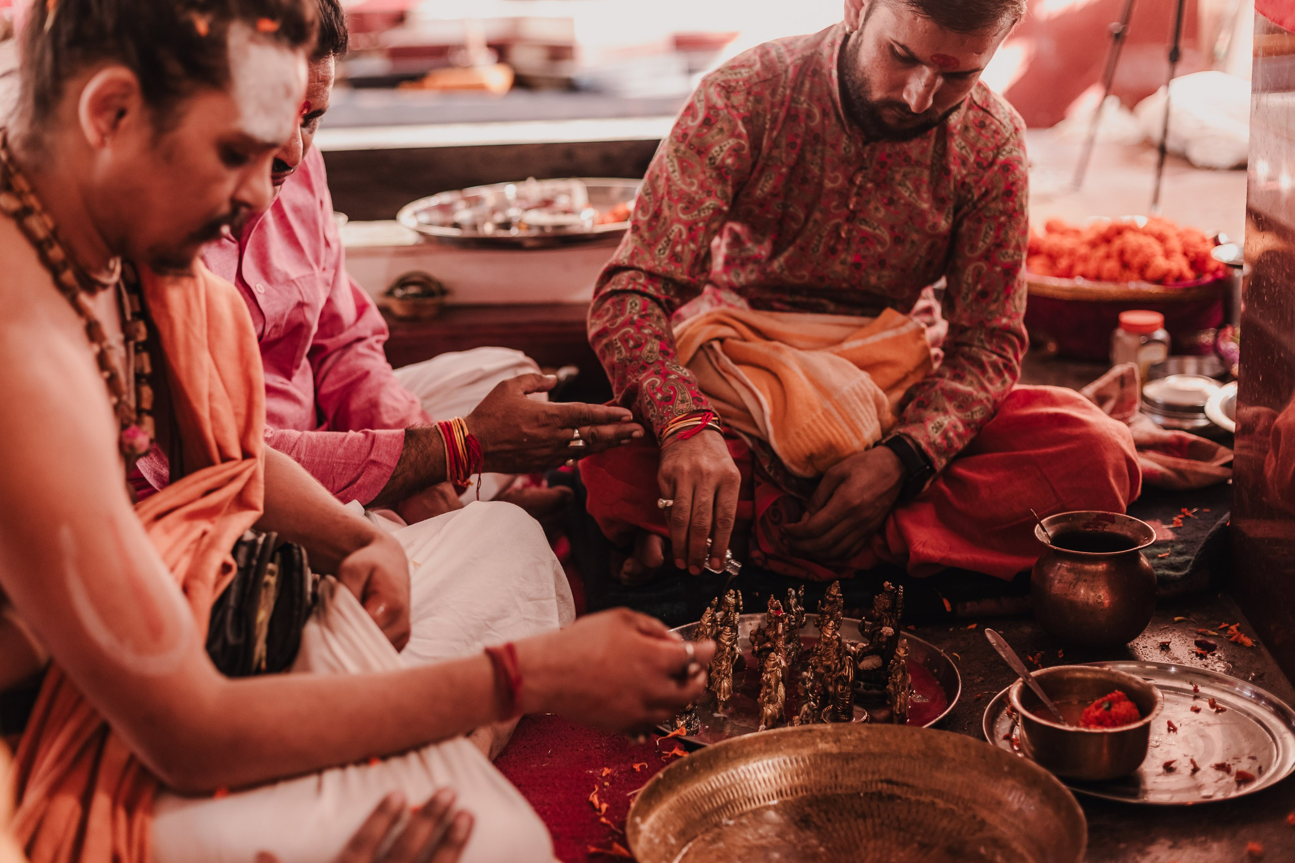 Lakshmi pooja in India. Mariam Bagdasaryan