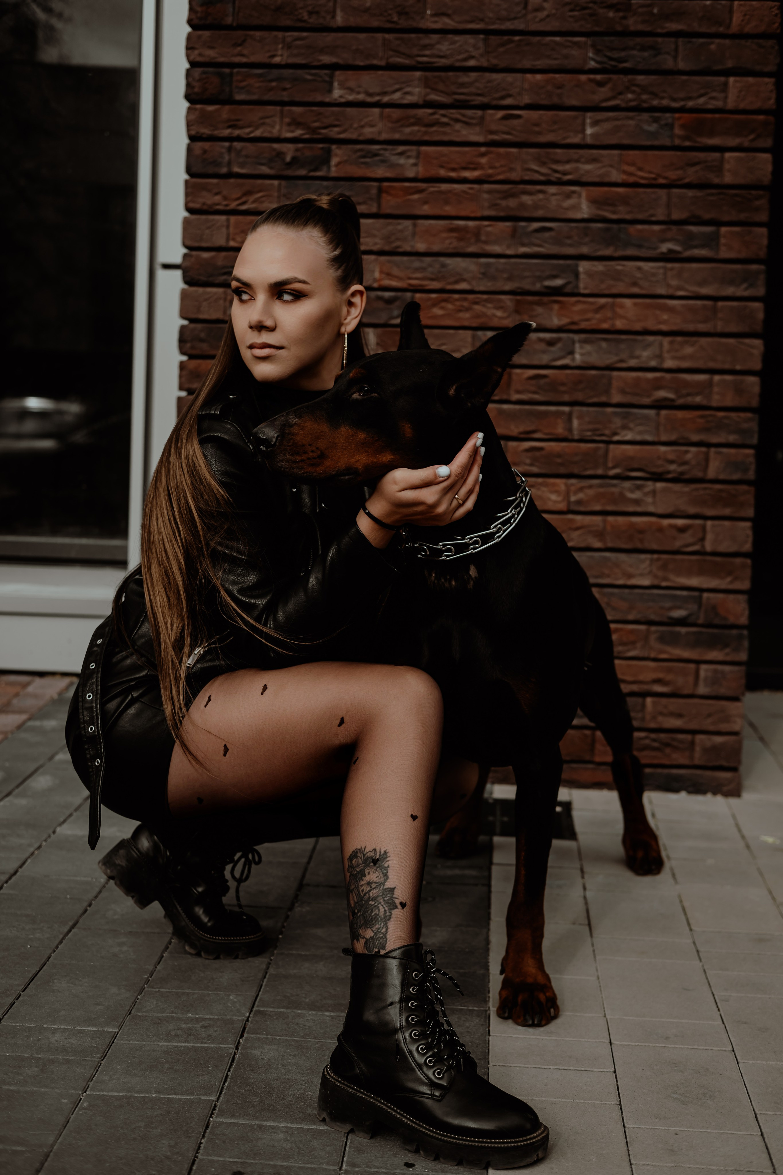 Прогулка с доберманами. Свадебный фотограф Челябинск