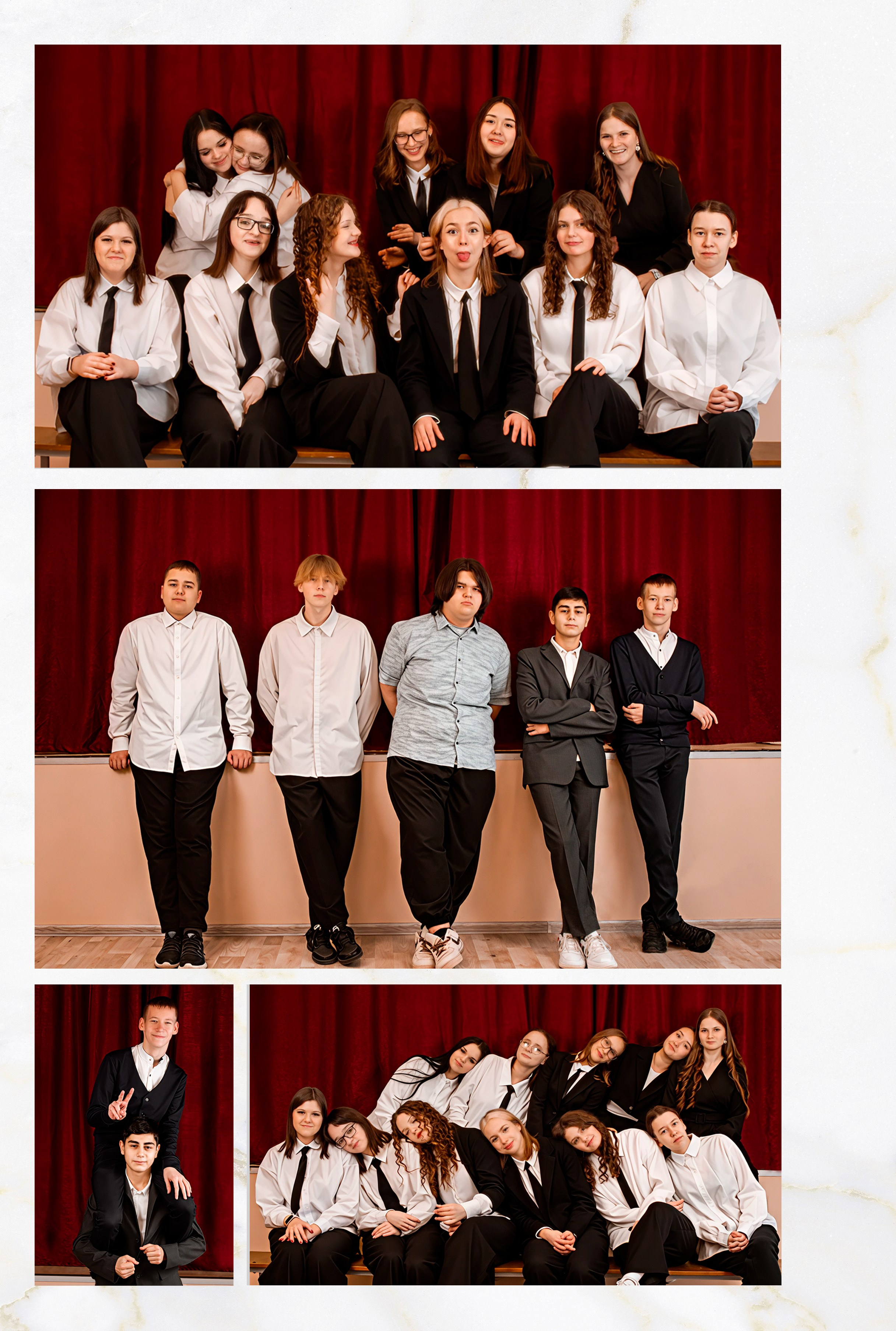 Макет фотоальбома для 9 класса. Фотограф в Санкт-Петербурге Ксения Яковчук