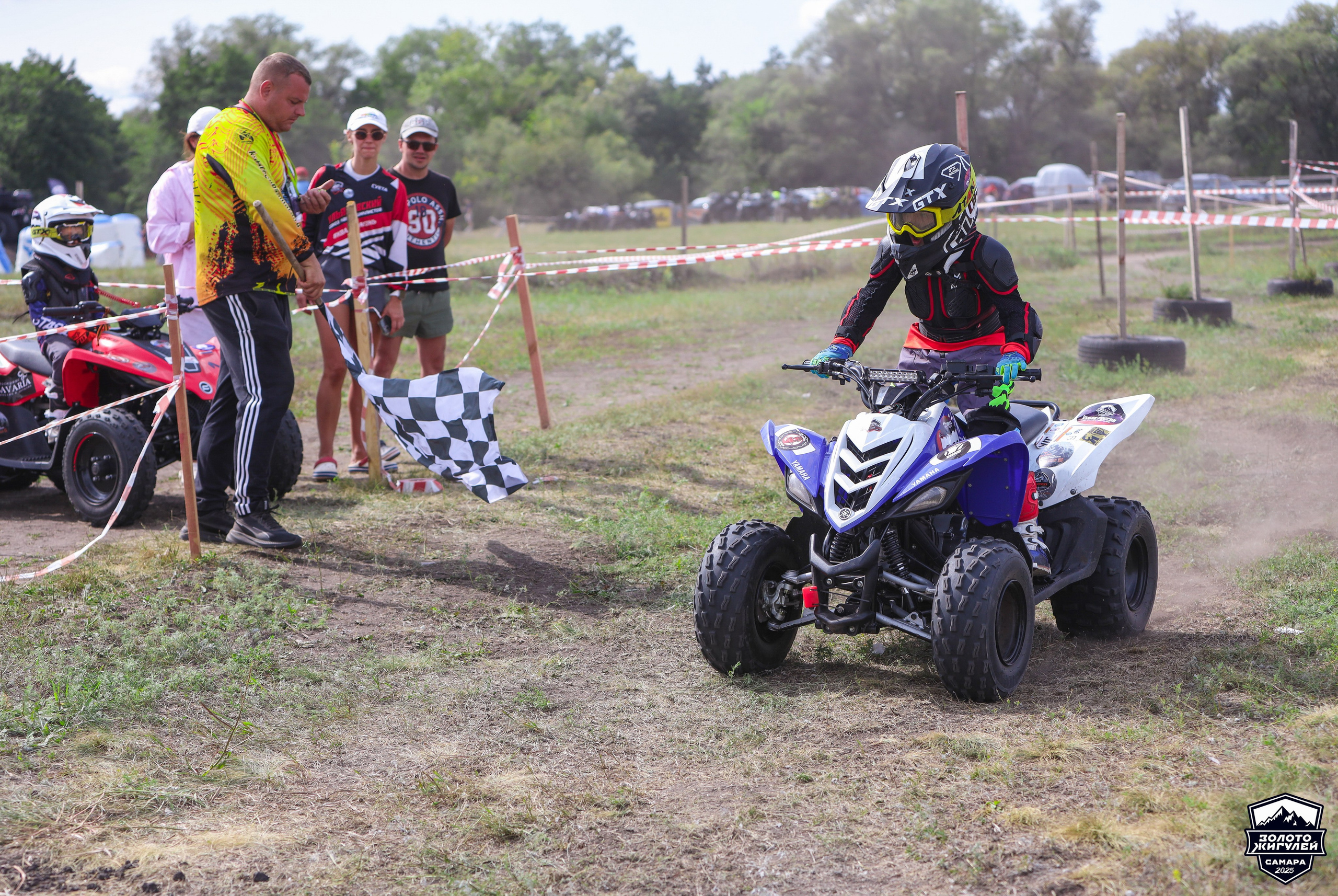 Заезды «МИНИ ДЕТИ» и «МАКСИ ДЕТИ». Кубок России по гонкам с водными препятствиями на квадроциклах «Золото Жигулей 2025». Спортивный фотограф в Самаре