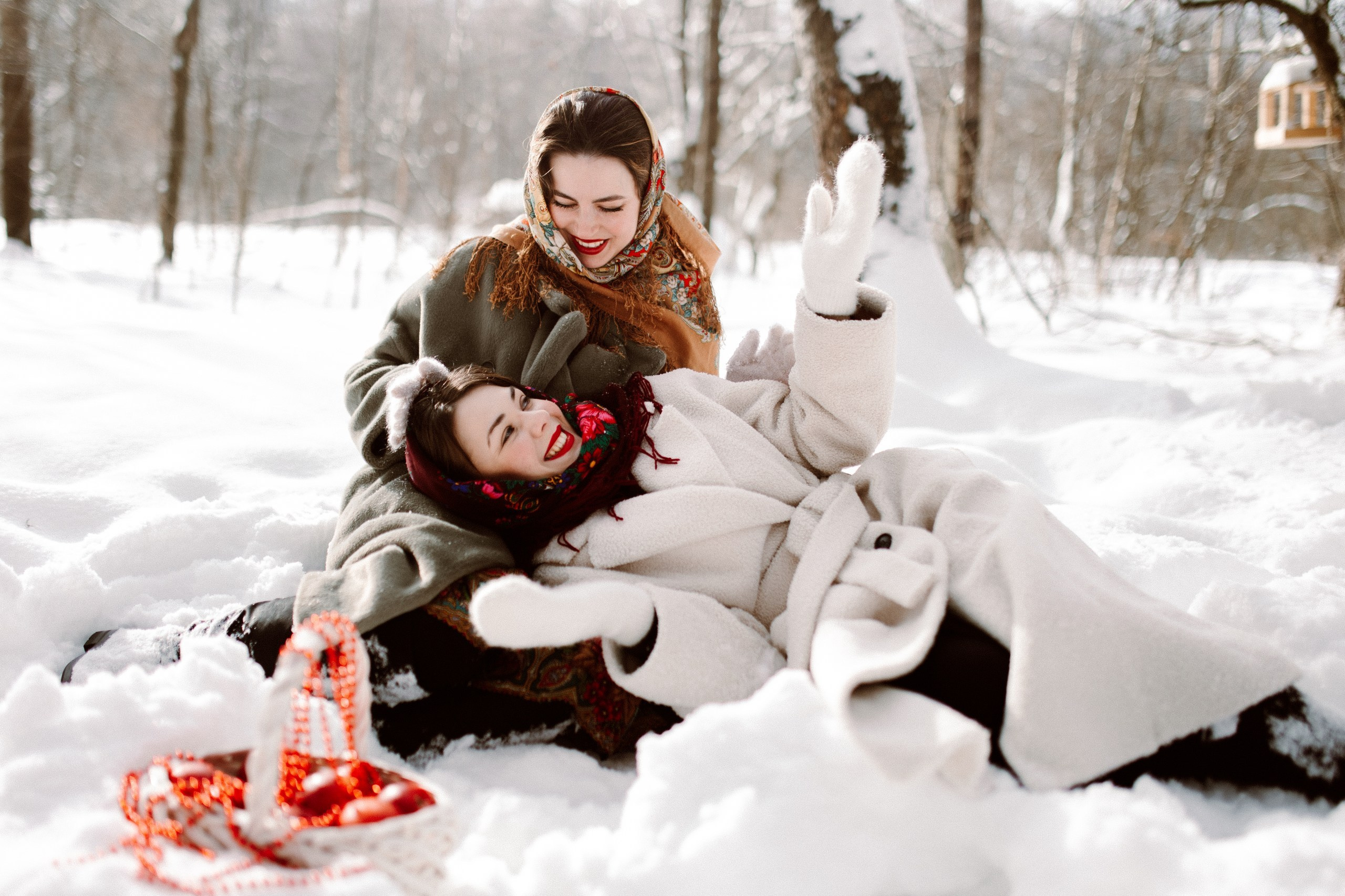 Сёстры. Масленица. Анастасия Турсунова арт-фотограф в Москве