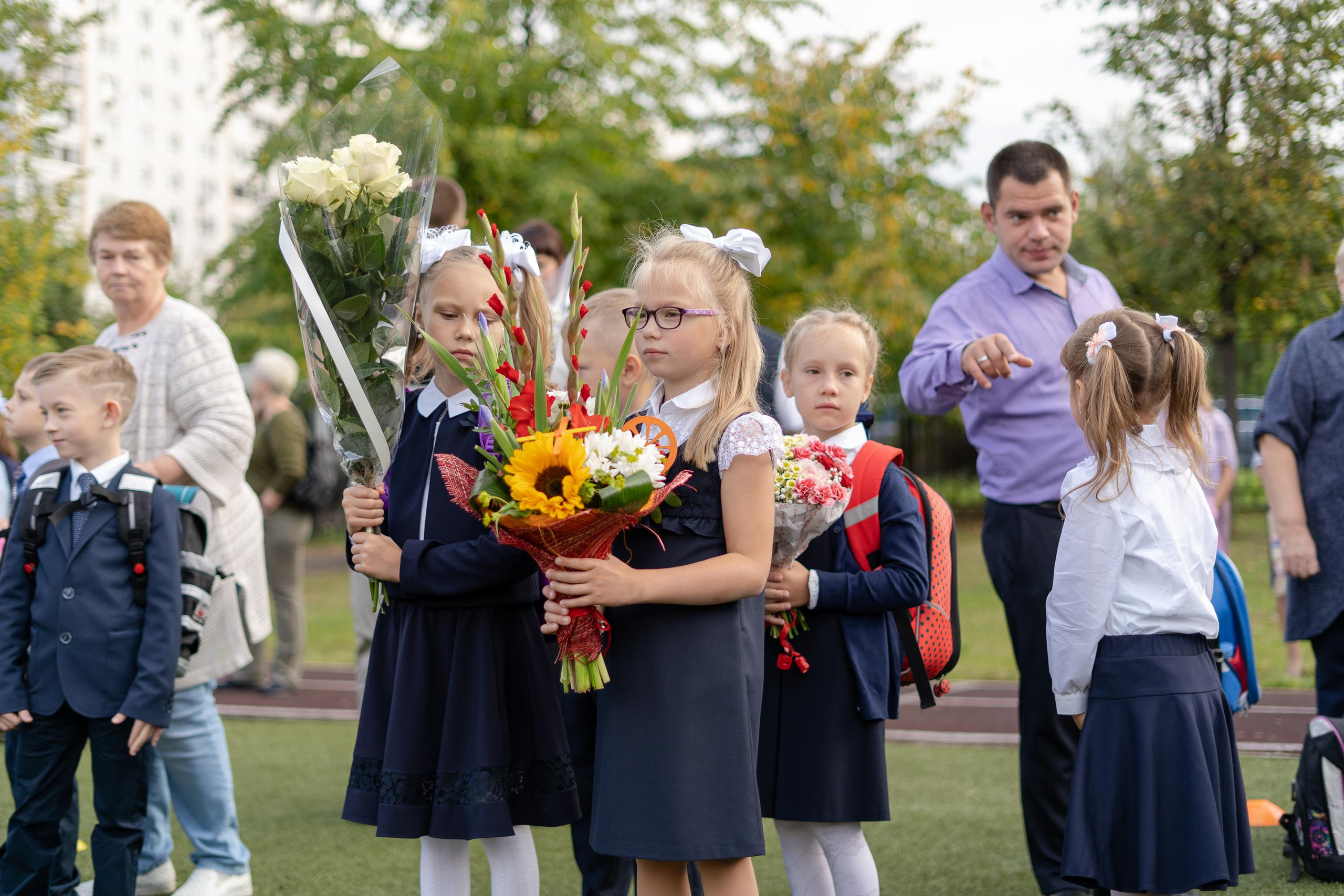 1 сентября 1 «Б». Фотограф Москва Татьяна Кузнецова