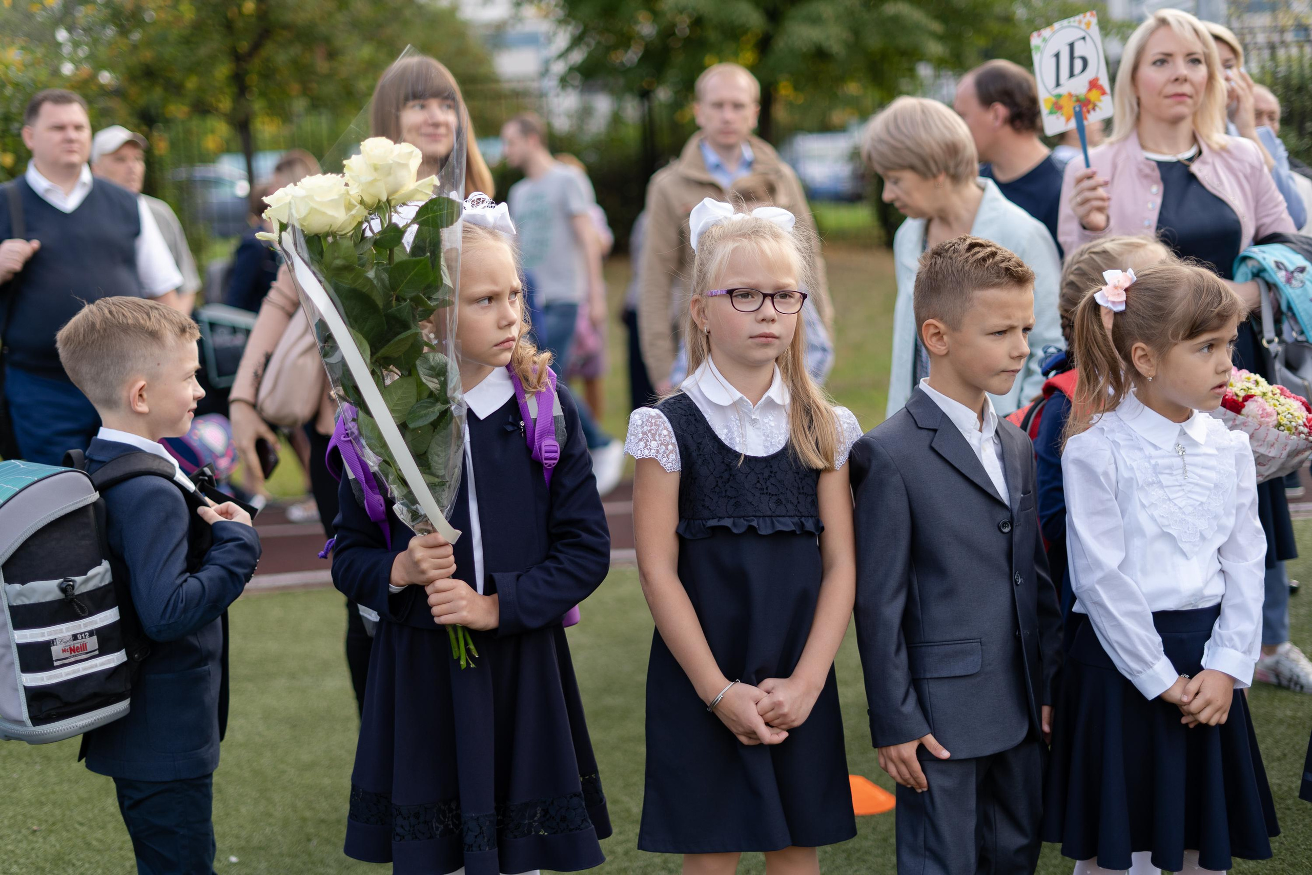 1 сентября 1 «Б». Фотограф Москва Татьяна Кузнецова
