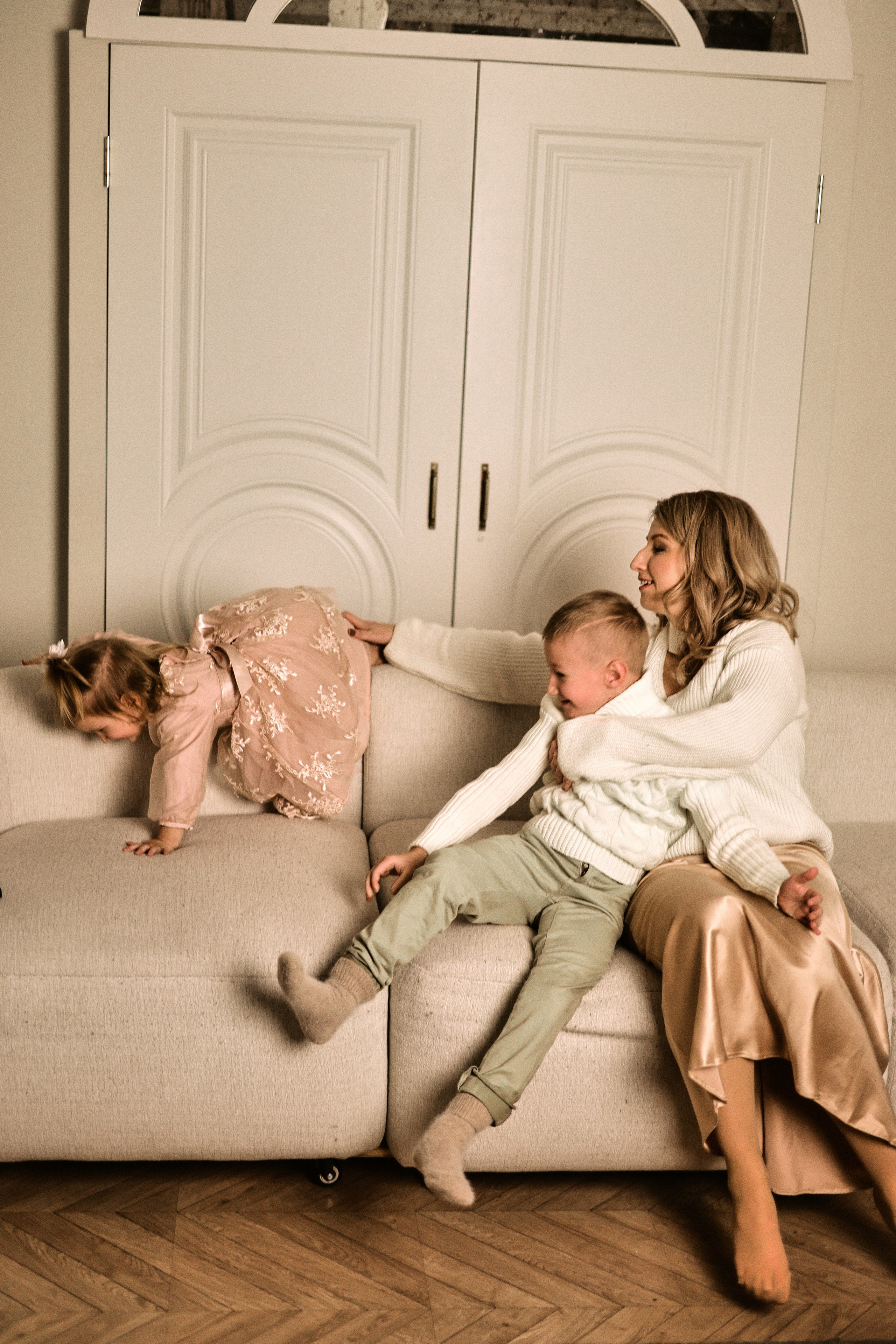 Елена и детки. Фотограф Москва