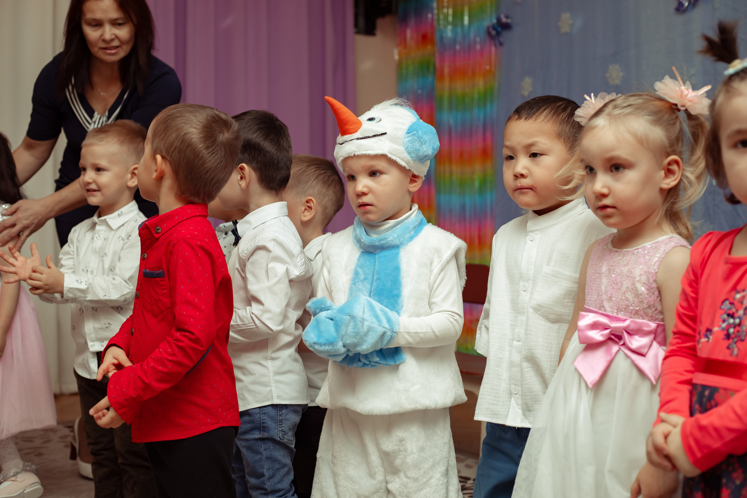 Новогодний утренник в детском саду. Семейный и детский фотограф в Москве Дорогова Екатерина