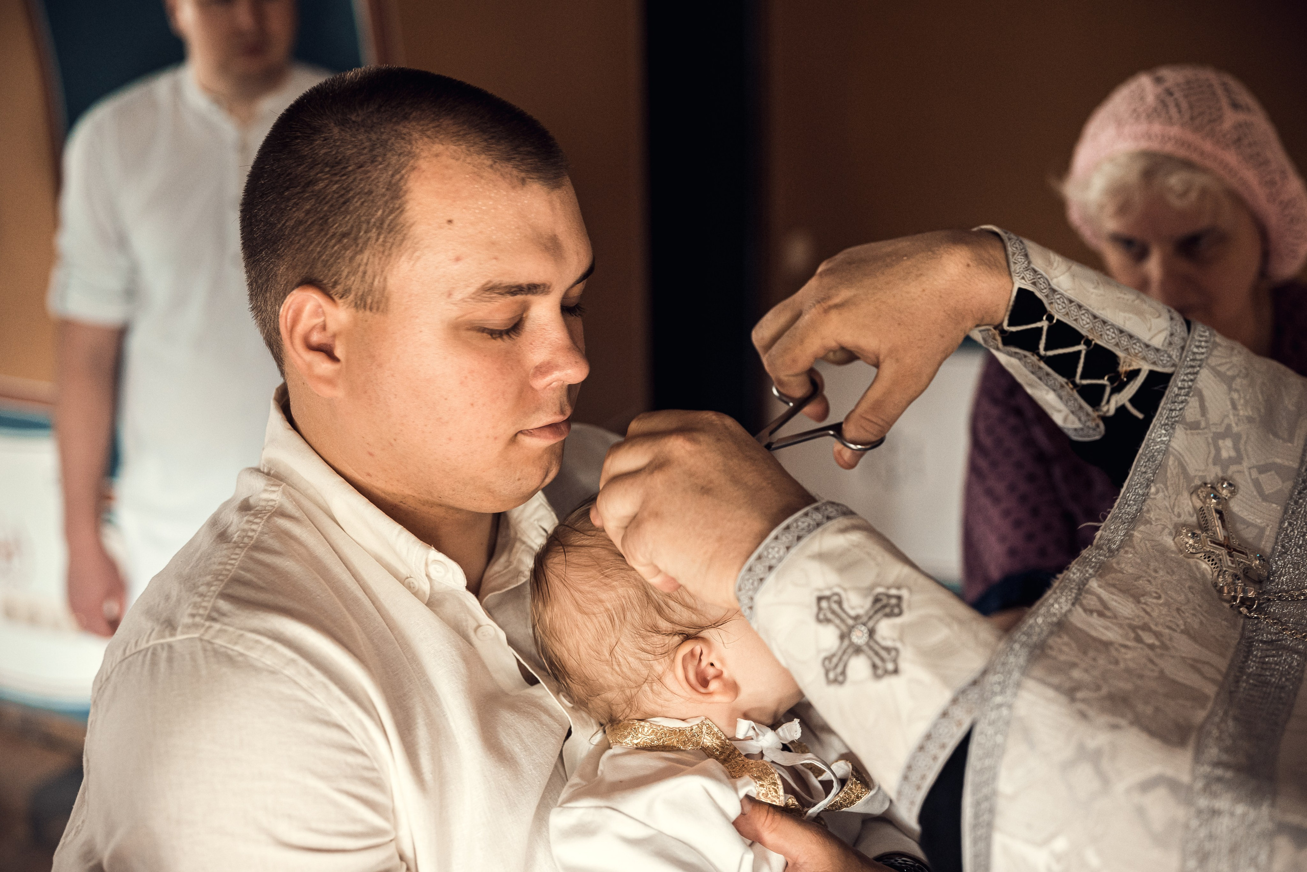 Крещение Александра. Семейный и детский фотограф Москва