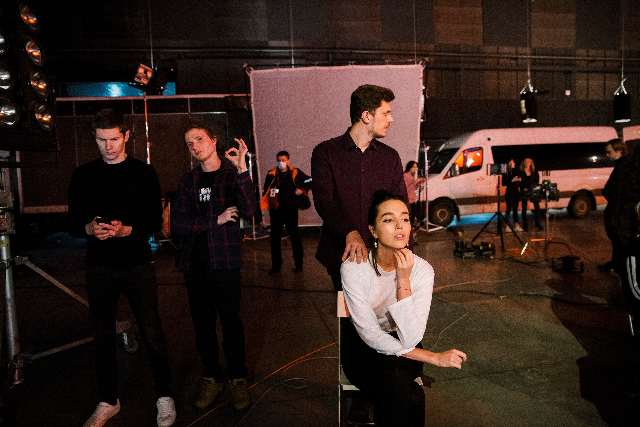 ФК Би-2 & Лиза Громова Мосфильм. Ольга Пилант. АРТ, бэкстейдж, свадебная и семейная фотография, городской портрет, интерьерная фотография