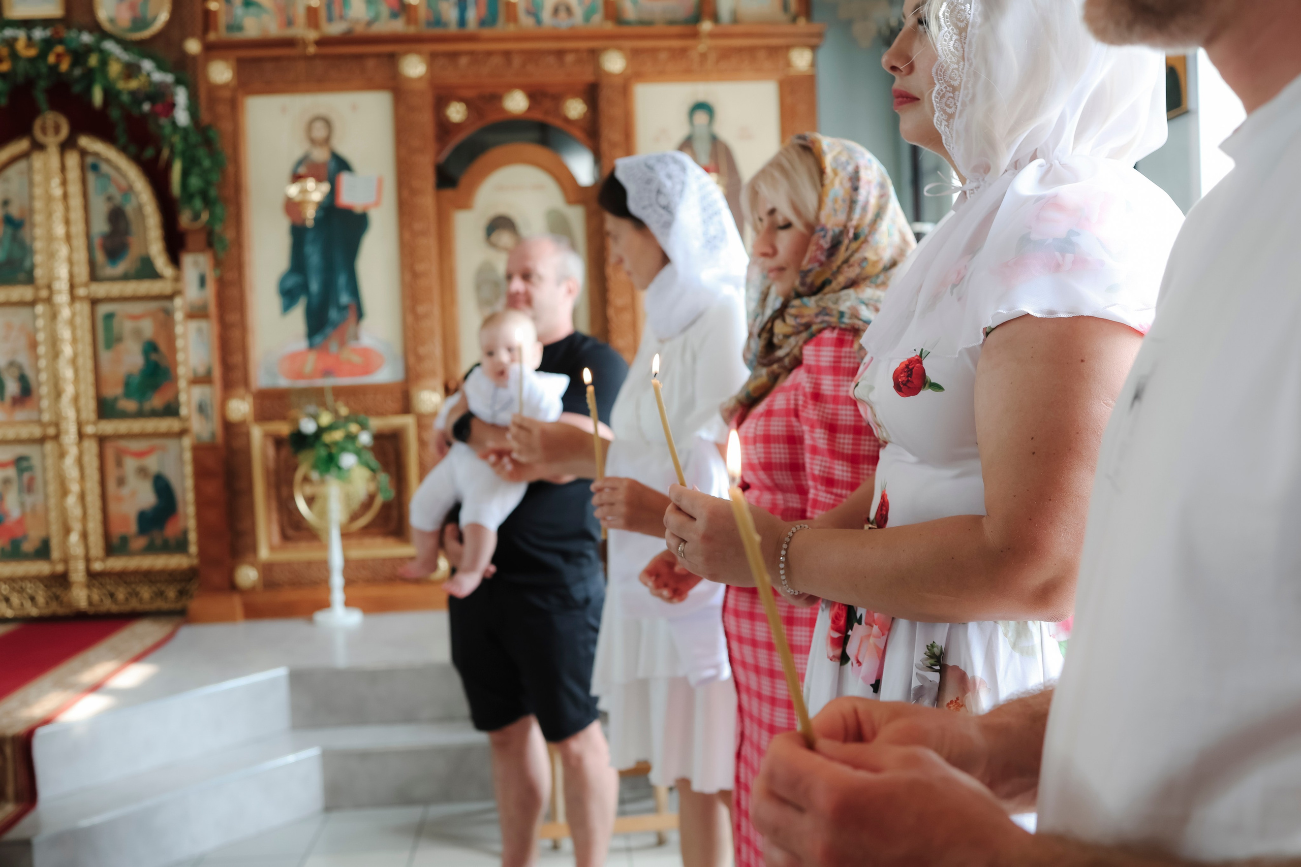 Крещение Гордея. Фотограф Новосибирск