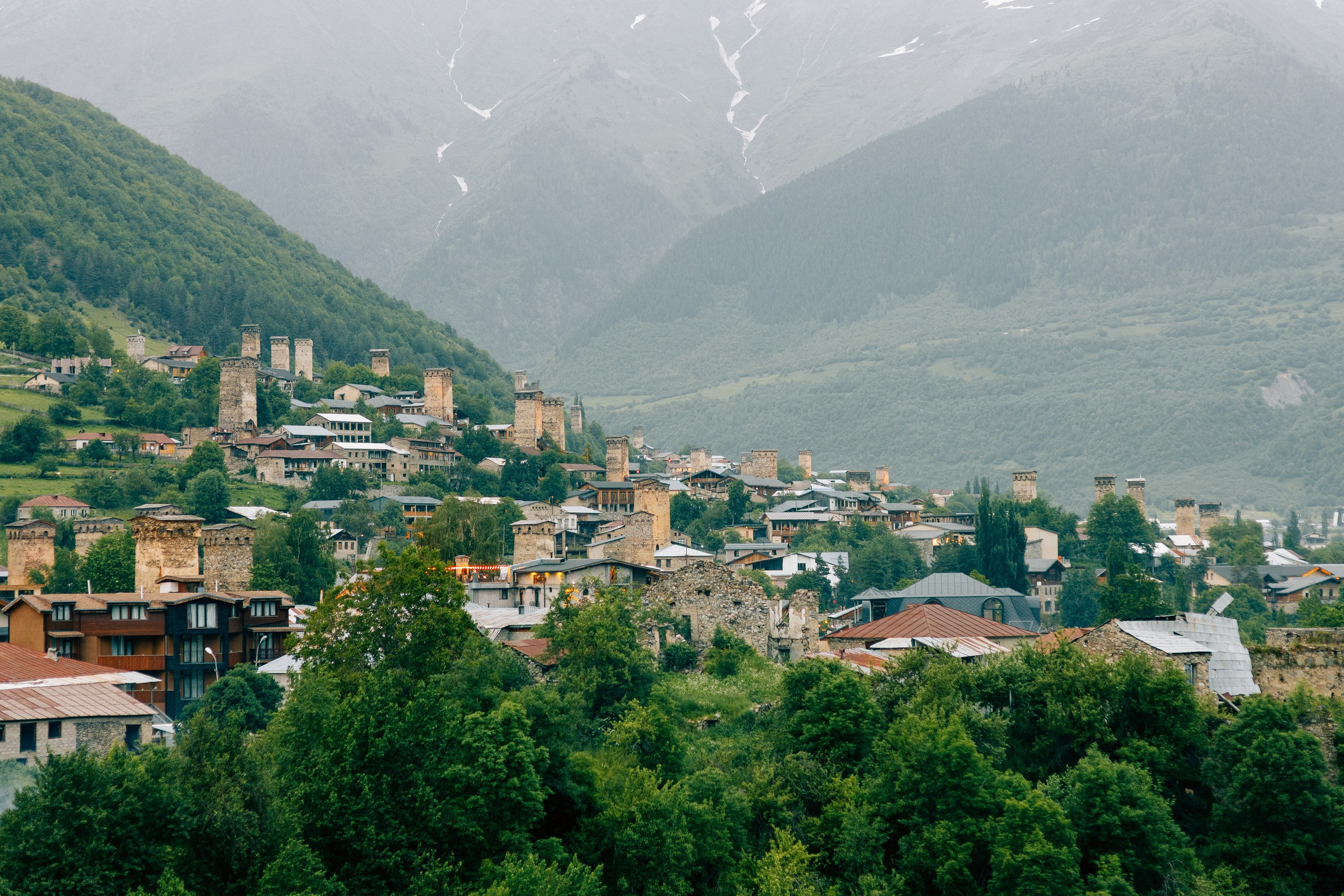 Свадьба в горах Сванетии в Грузии
