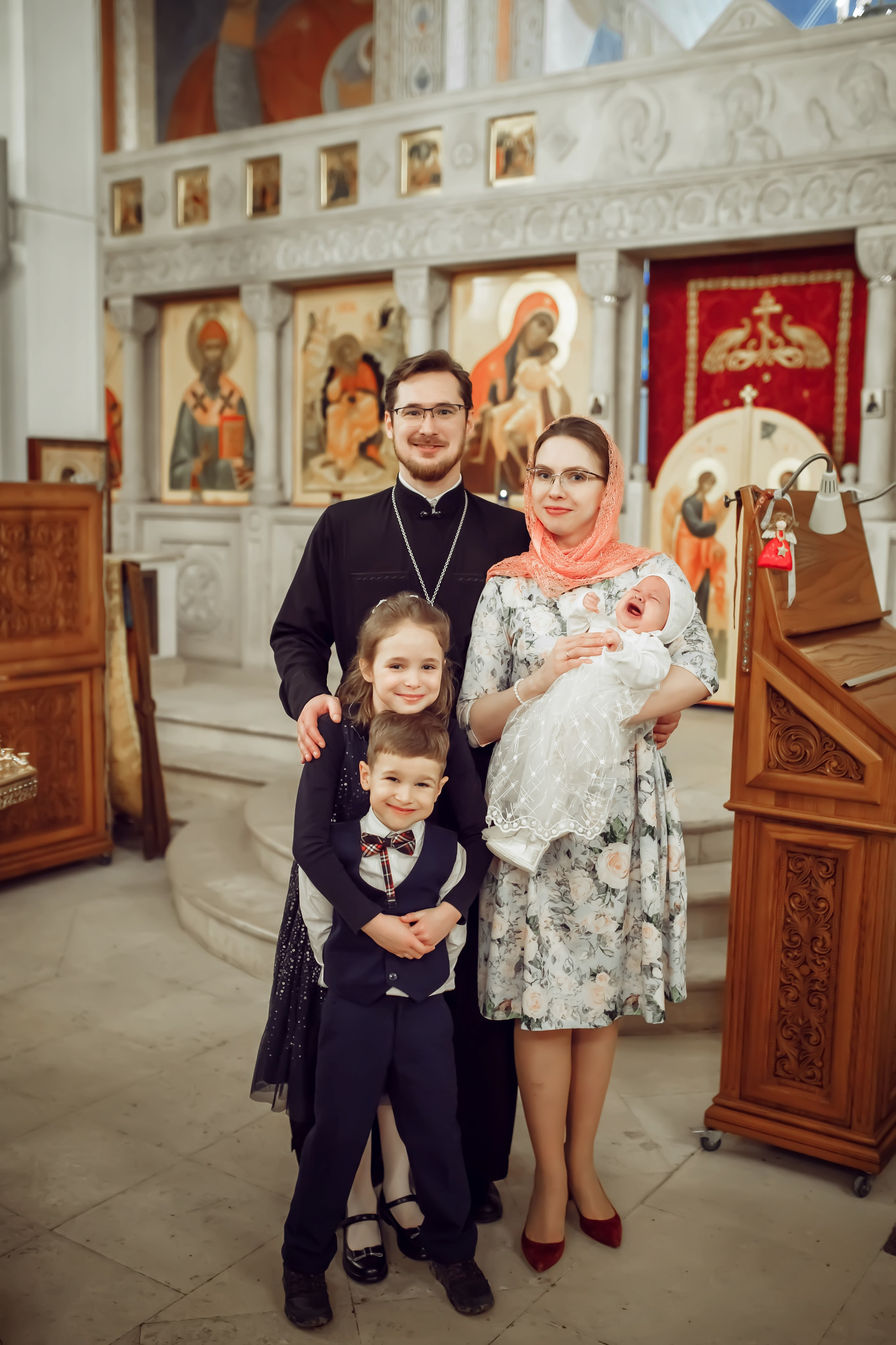 Крещение Анны. Фотограф на Крещение, семейный фотограф в Москве