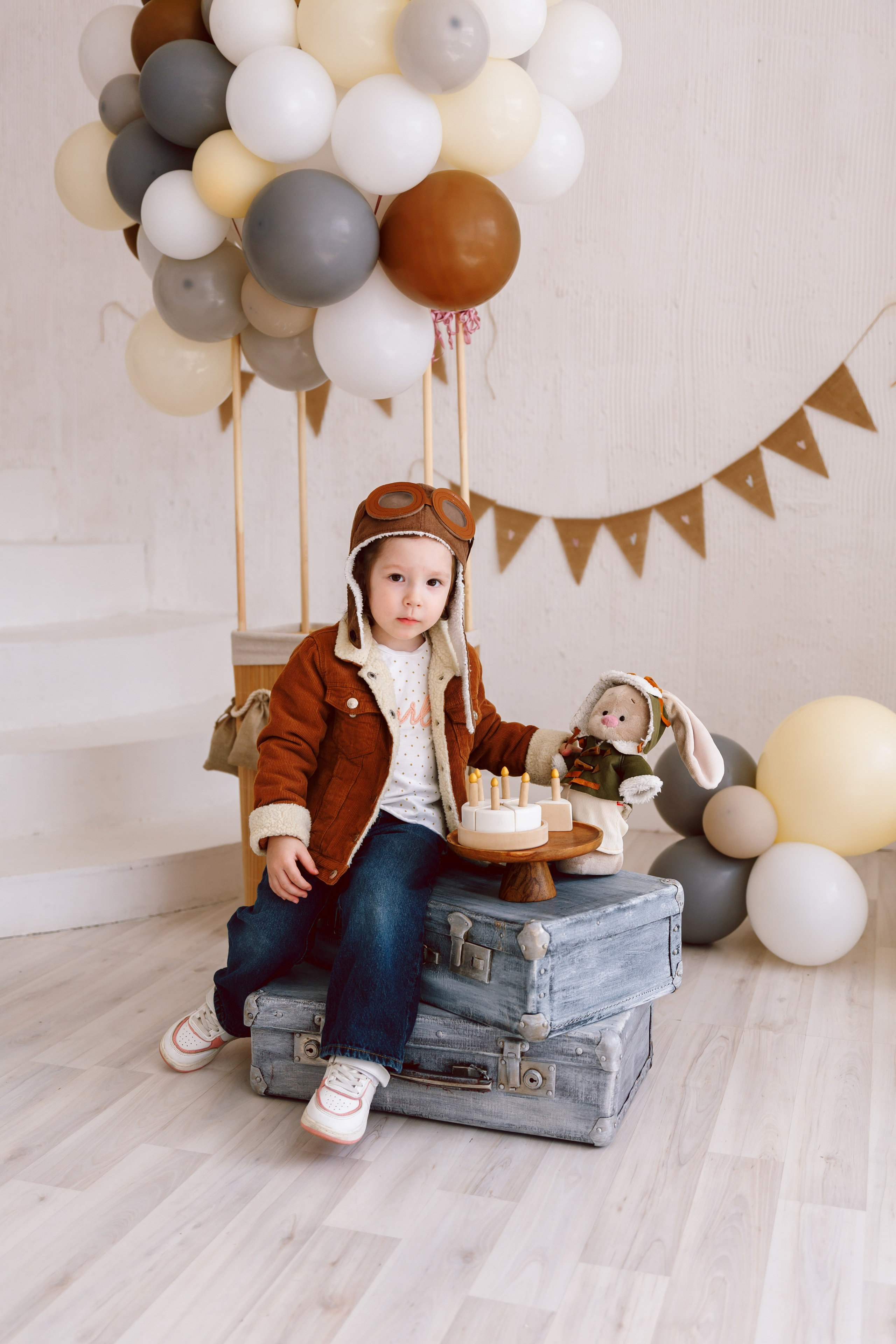 Фотодень «на воздушном шаре». Фотограф новорожденных Тверь Диана Муляева