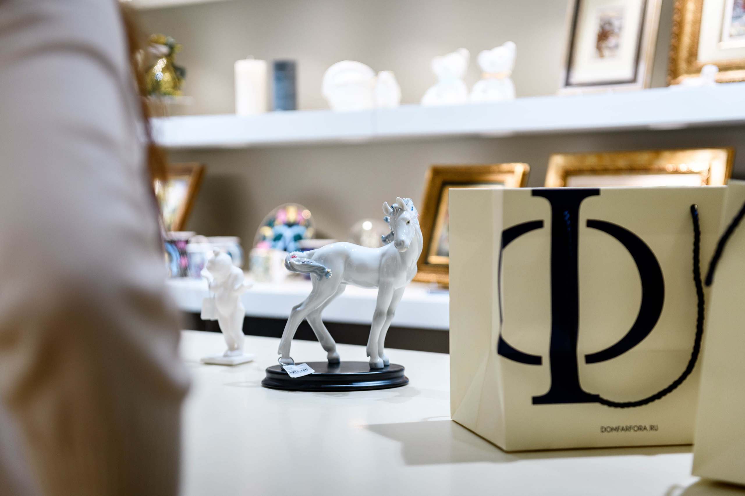 Фотосъёмка лекция по сервировке стола в бутике «Дом фарфора»