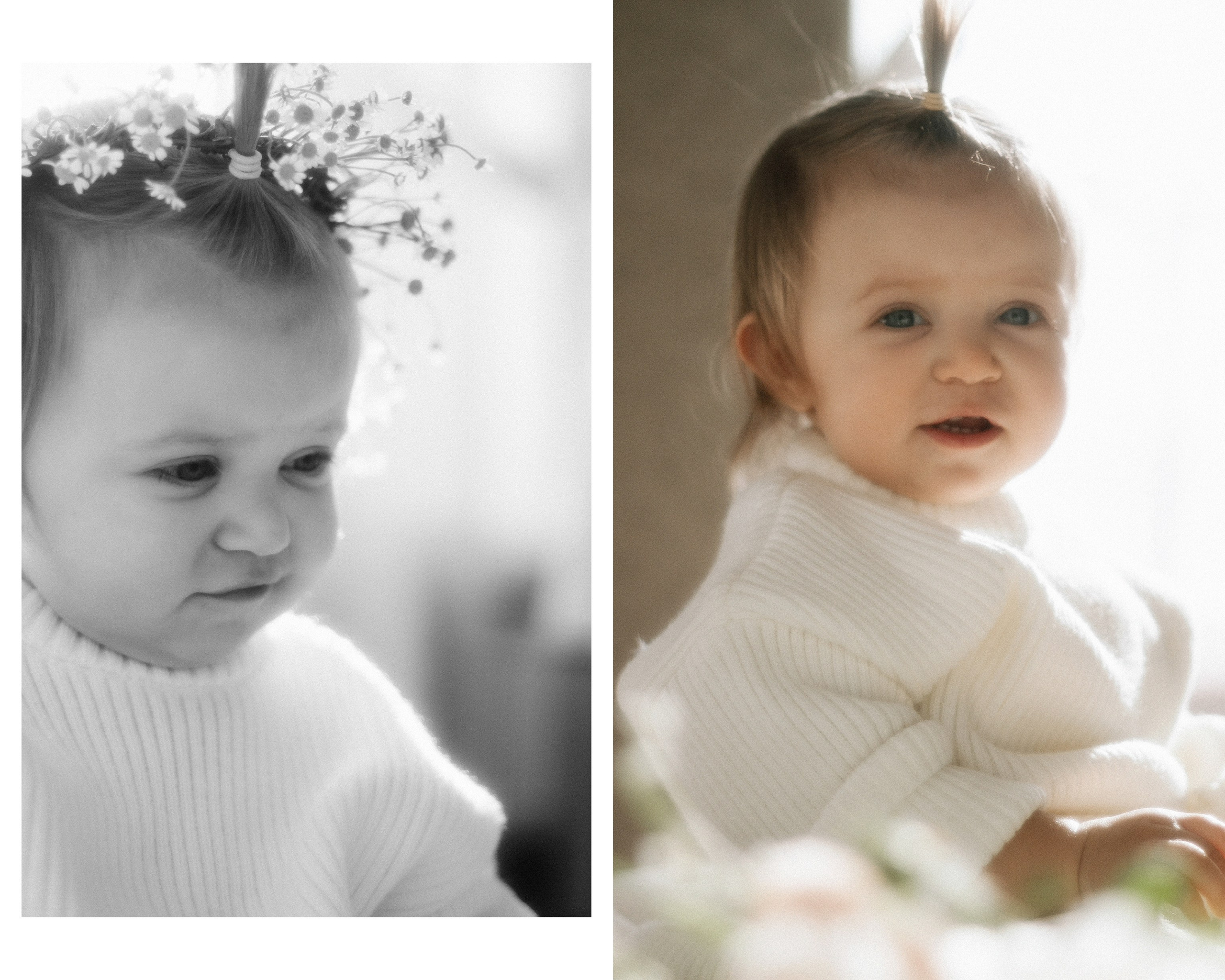 Маленькая София в цветах и лучах декабрьского солнышка. Фотограф в Крыму | Виктория Нотевская