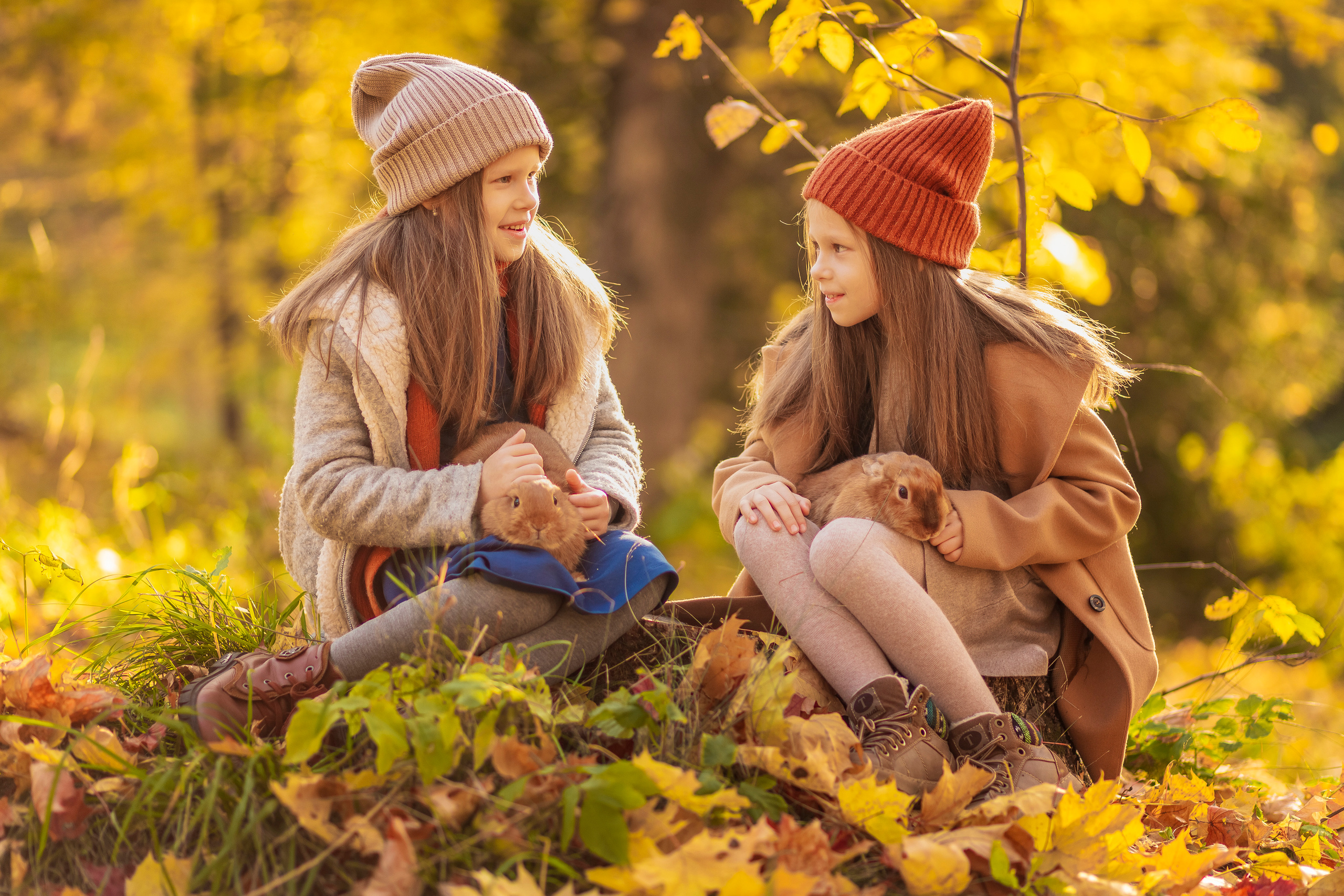 Фото прогулка золотая осень. Сьемка в детских садах и школах, фотограф в Москве Кристина Тупольская