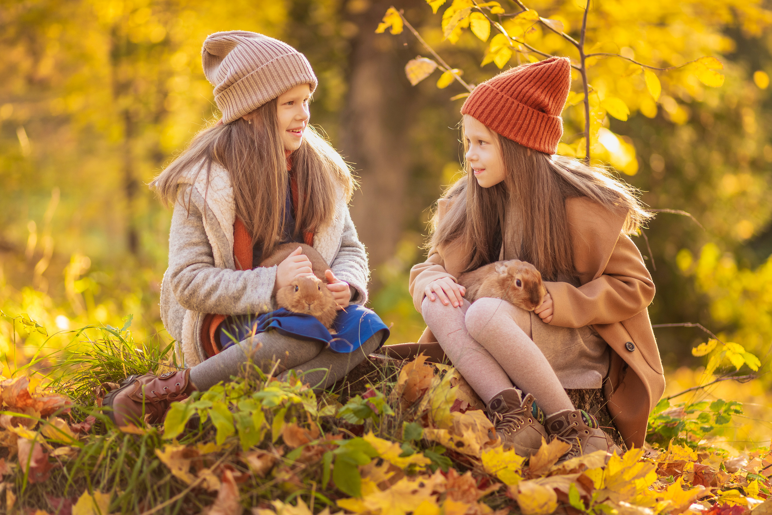 Фото прогулка золотая осень. Сьемка в детских садах и школах, фотограф в Москве Кристина Тупольская