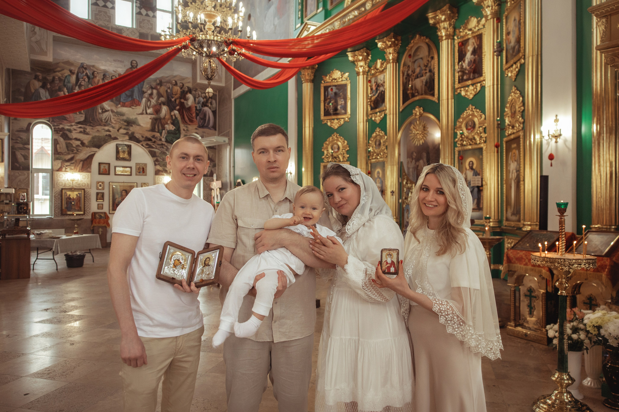 Таинство Крещения Данилы. Храм Матроны Московской г. Краснодар. Фотограф на Крещение и Венчание Краснодарский край — Гранкина Юлия