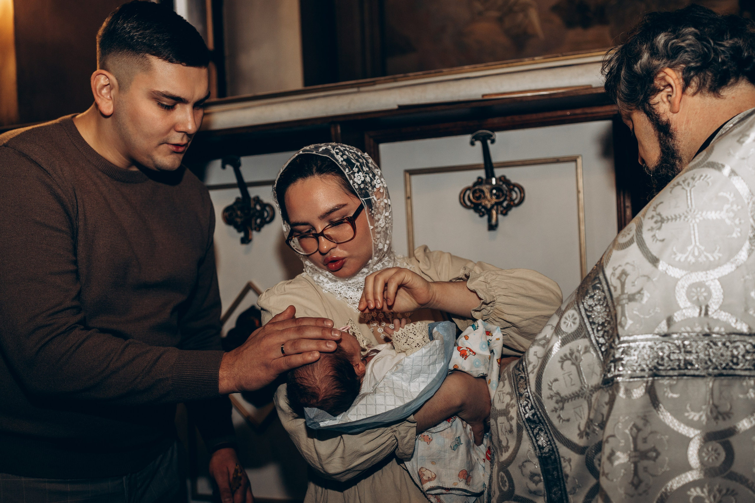 Крещение в Храме Воскресения Словущего в Даниловской Слободе. Главная