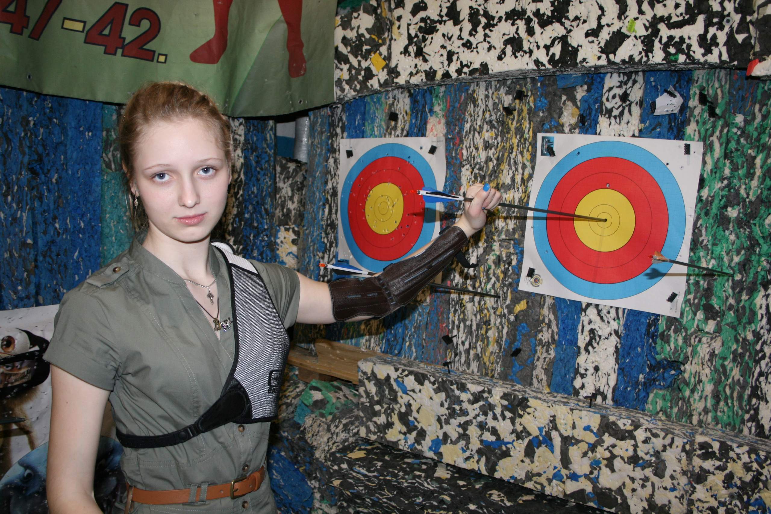 Соня ДР Стрелковый клуб 14 лет 15.03.2014. Семейный, Свадебный фотограф СПБ Питер— Романова Екатерина