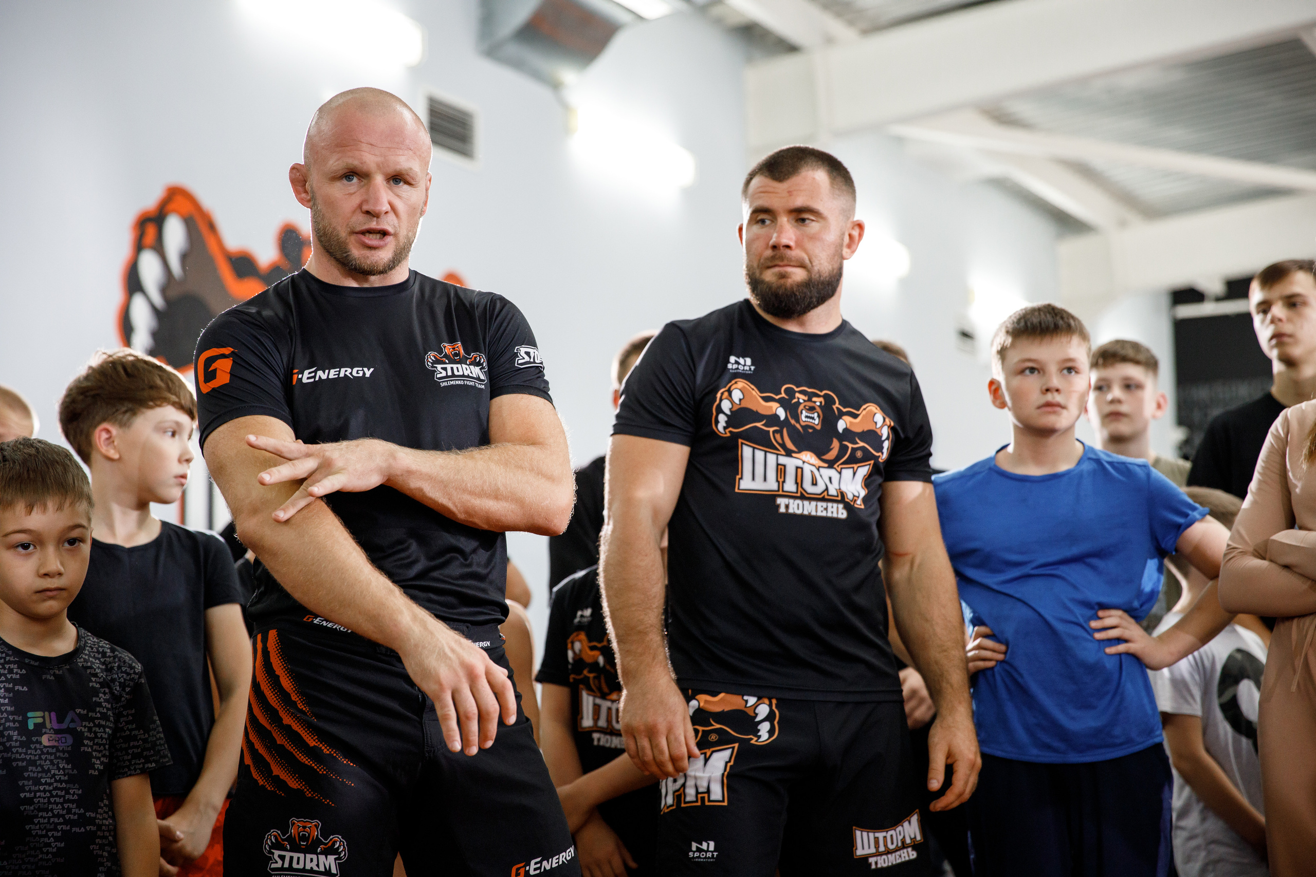 Шторм. Открытие филиала школы единоборств А. Шлеменко в Тюмени. Фотограф Антон Никандров