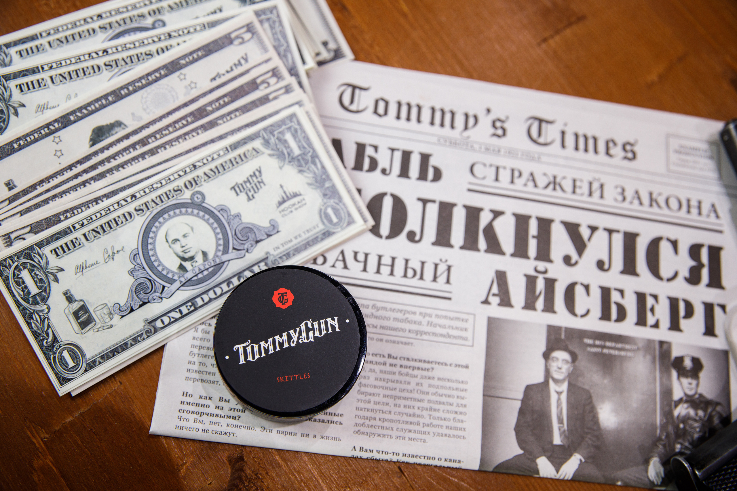 «Tommy Gun». Бренд табака. Фотограф Антон Никандров