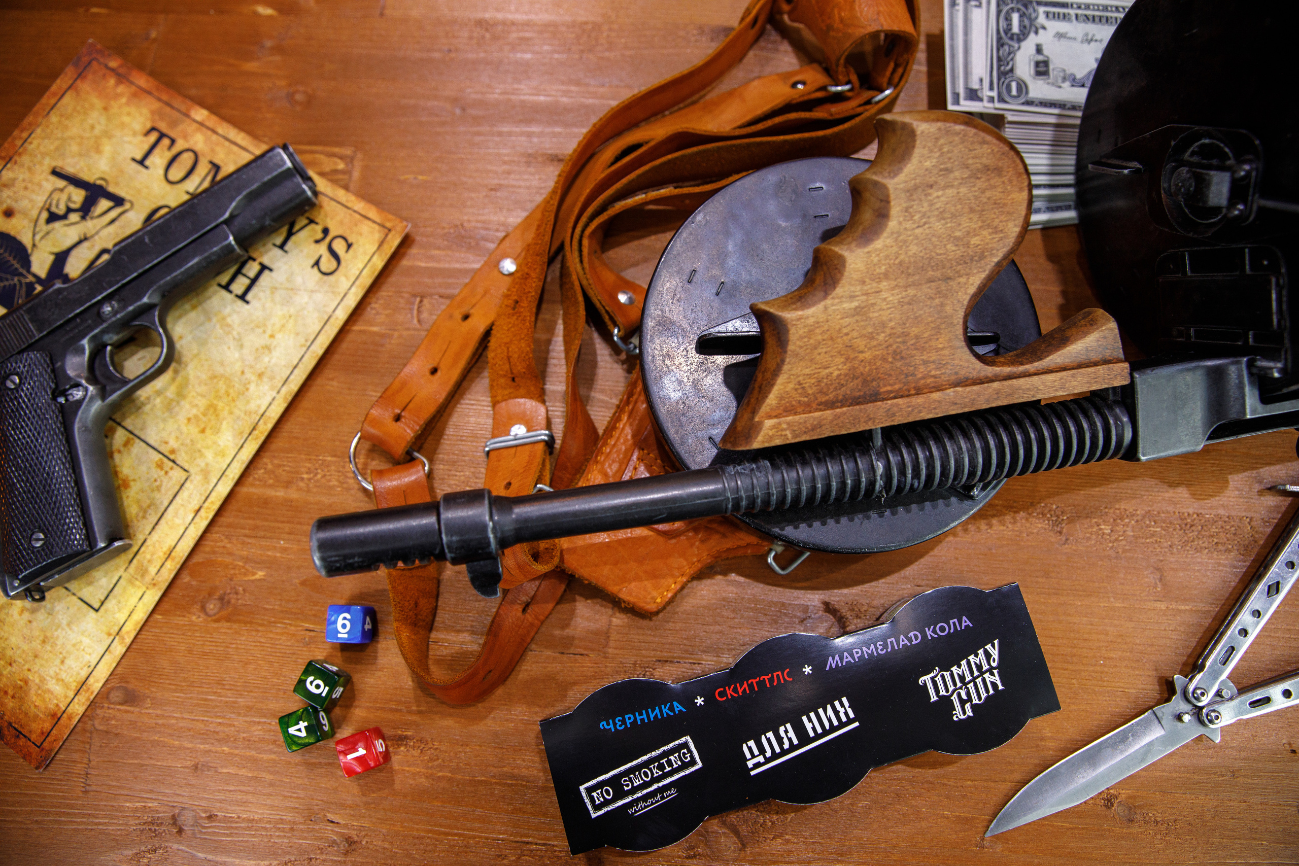 «Tommy Gun». Бренд табака. Фотограф Антон Никандров