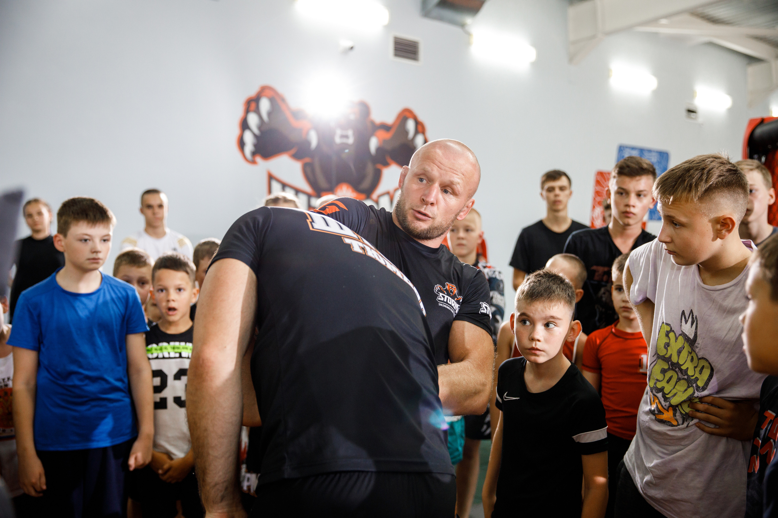 Шторм. Открытие филиала школы единоборств А. Шлеменко в Тюмени. Фотограф Антон Никандров