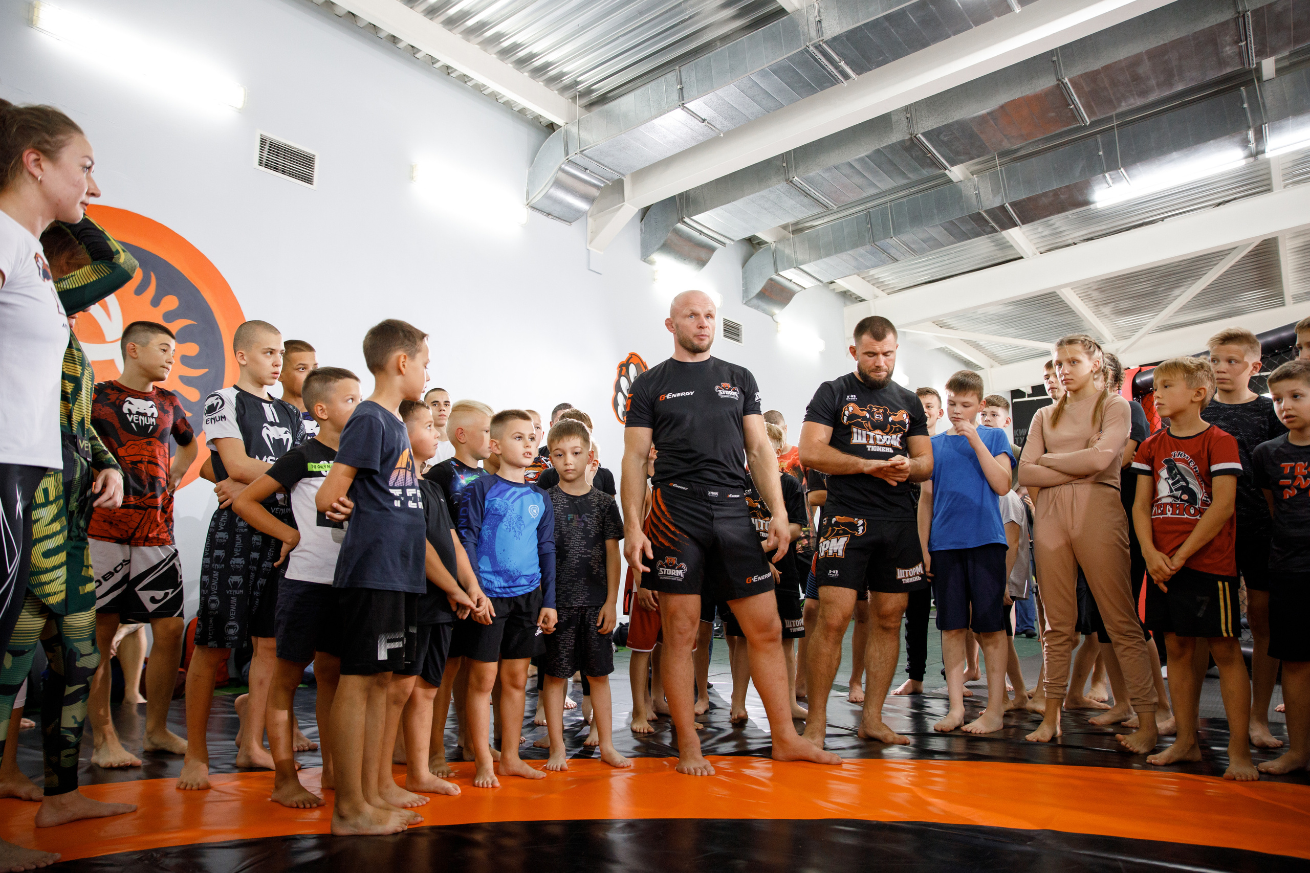 Шторм. Открытие филиала школы единоборств А. Шлеменко в Тюмени. Фотограф Антон Никандров