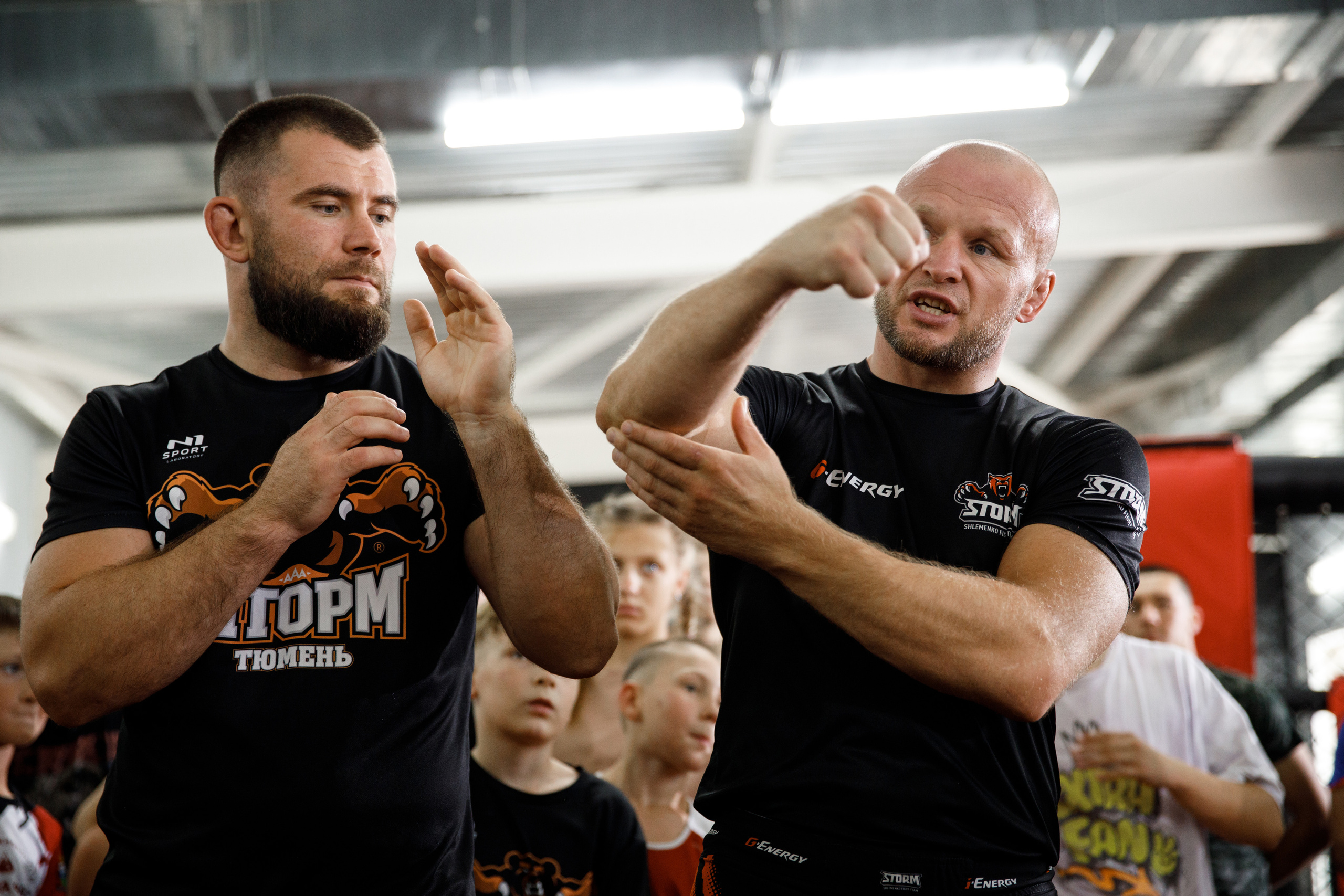 Шторм. Открытие филиала школы единоборств А. Шлеменко в Тюмени. Фотограф Антон Никандров