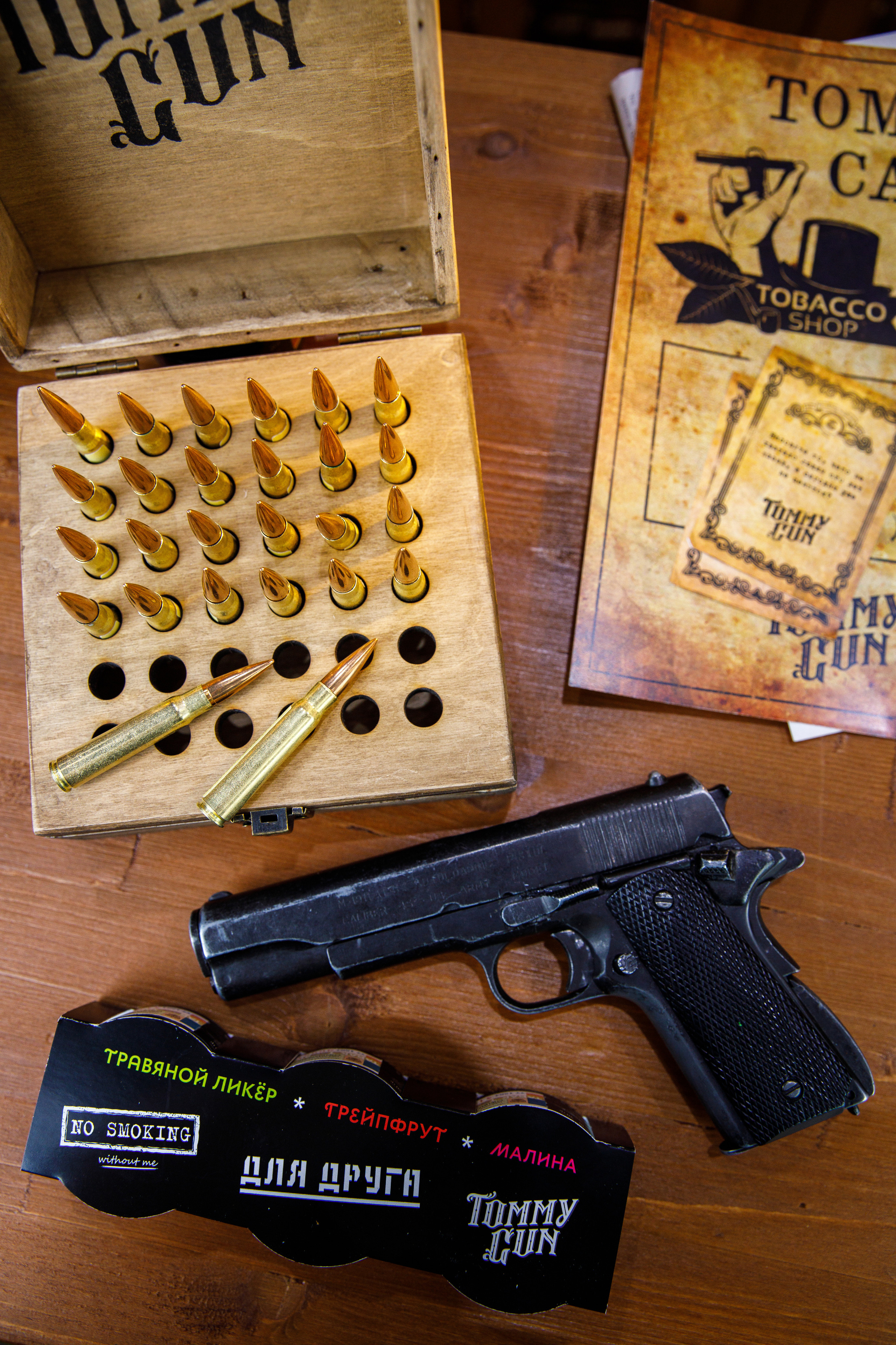 «Tommy Gun». Бренд табака. Фотограф Антон Никандров