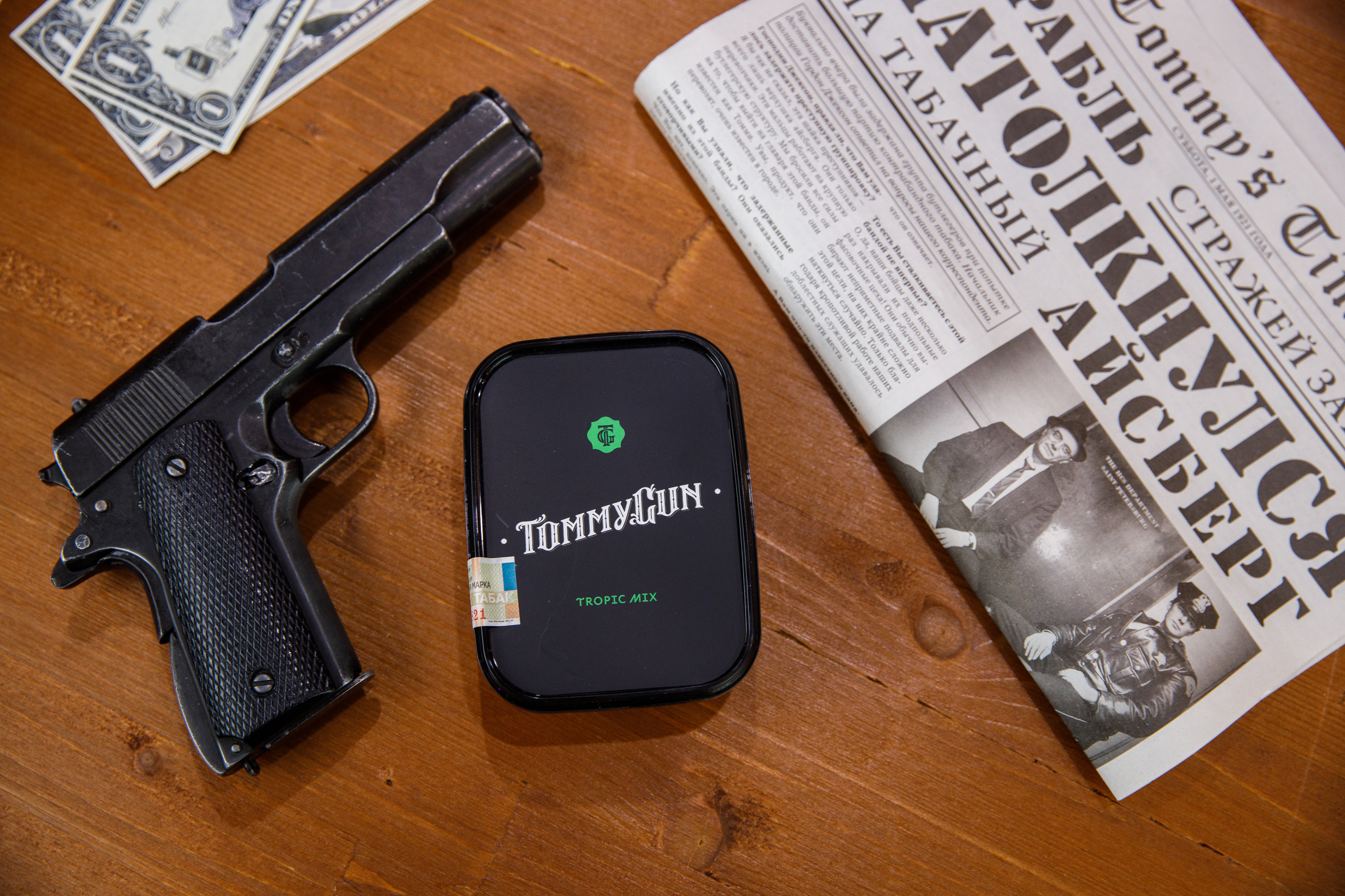 «Tommy Gun». Бренд табака. Фотограф Антон Никандров