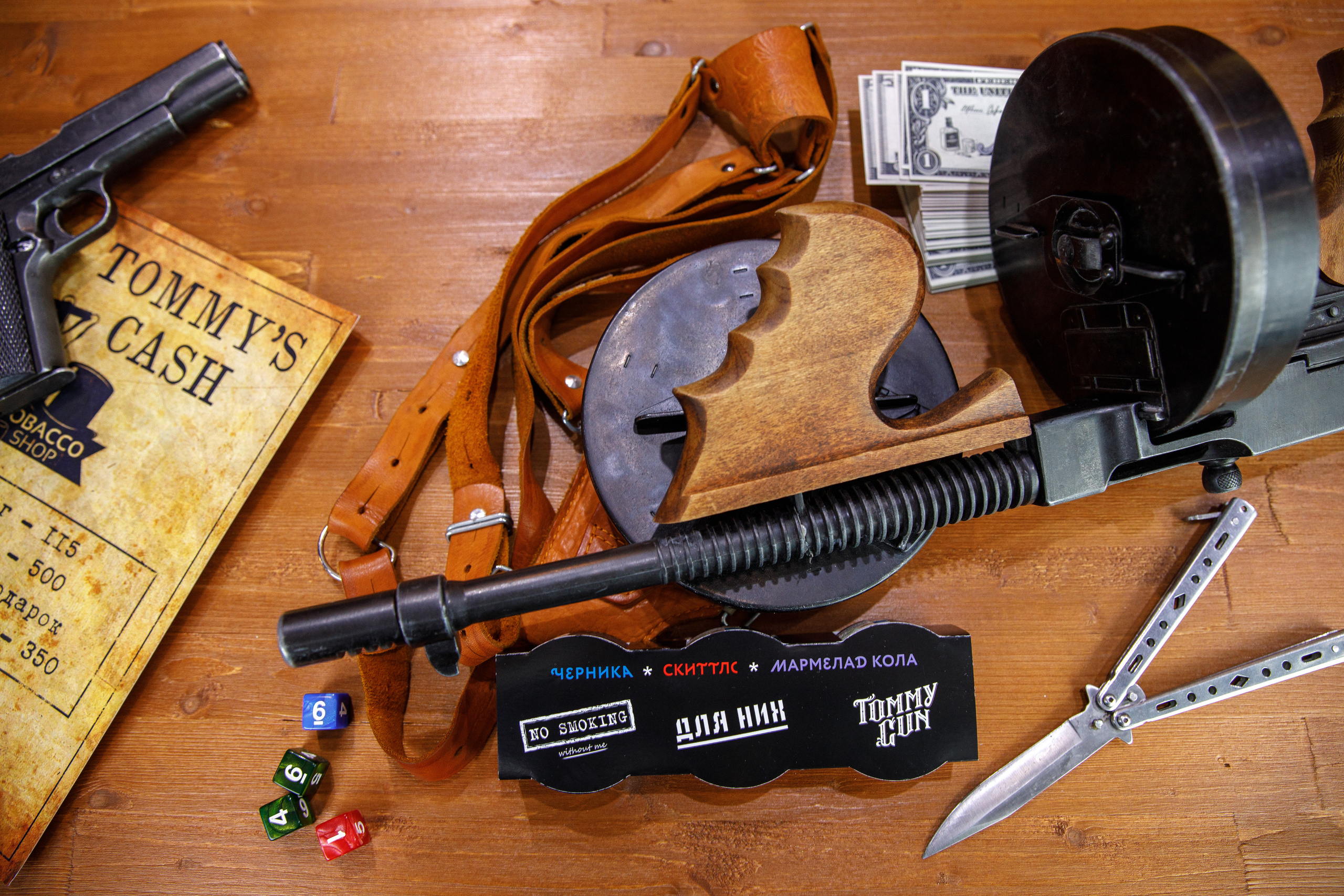 «Tommy Gun». Бренд табака. Фотограф Антон Никандров