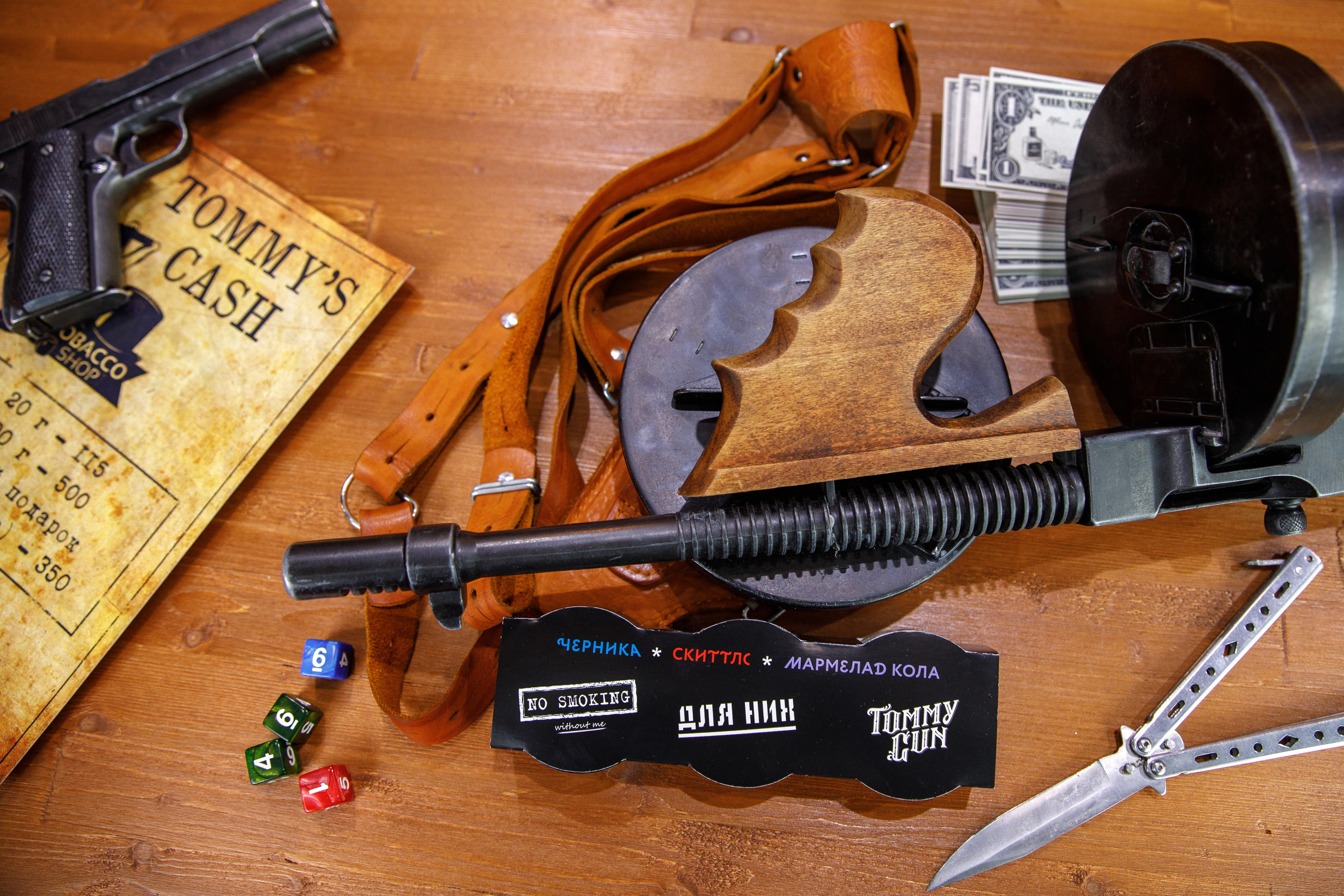 «Tommy Gun». Бренд табака. Фотограф Антон Никандров