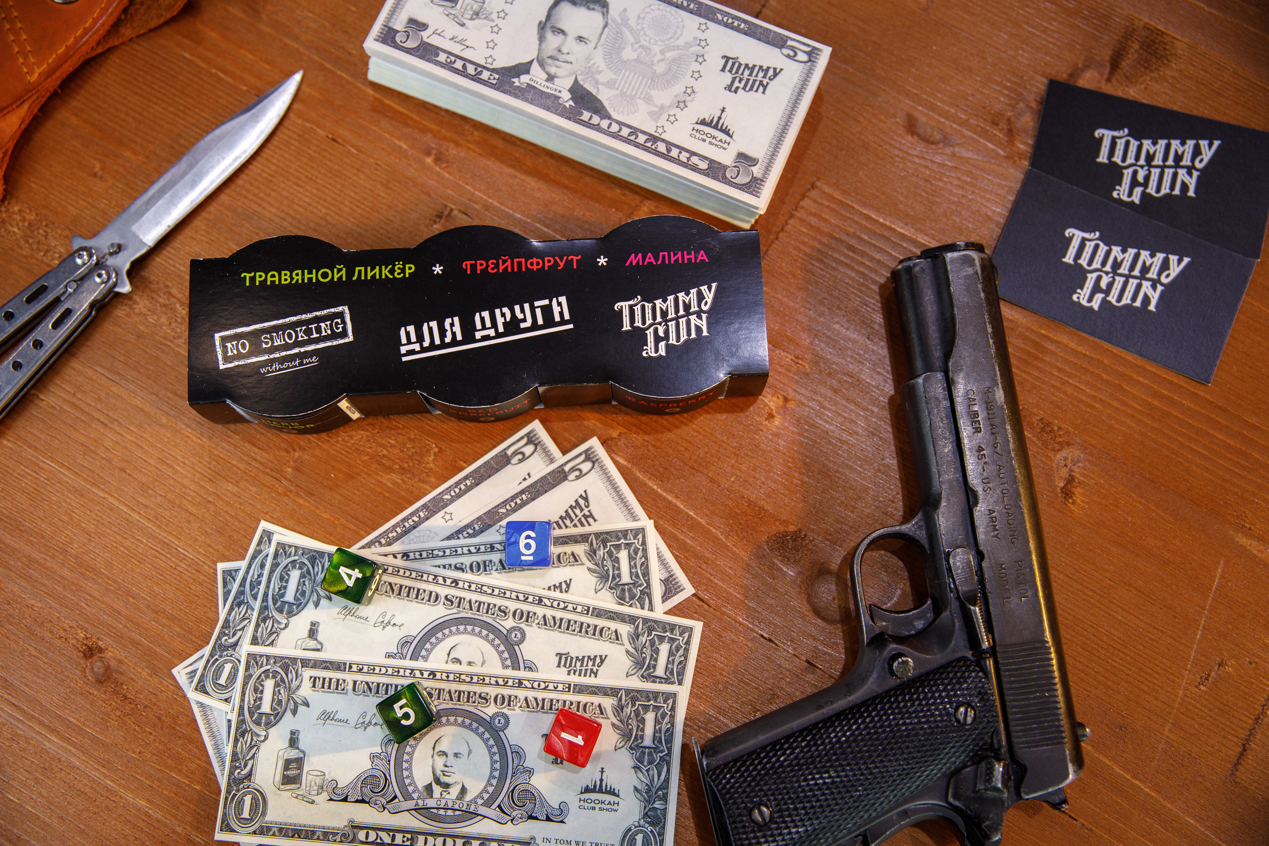 «Tommy Gun». Бренд табака. Фотограф Антон Никандров