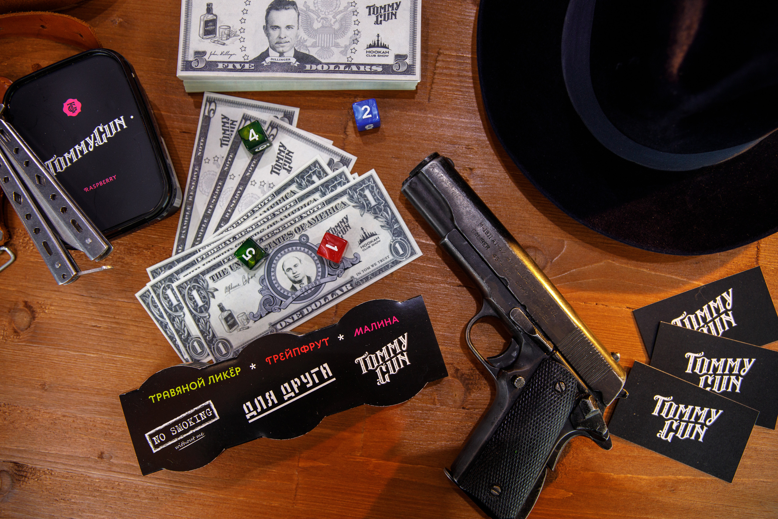 «Tommy Gun». Бренд табака. Фотограф Антон Никандров