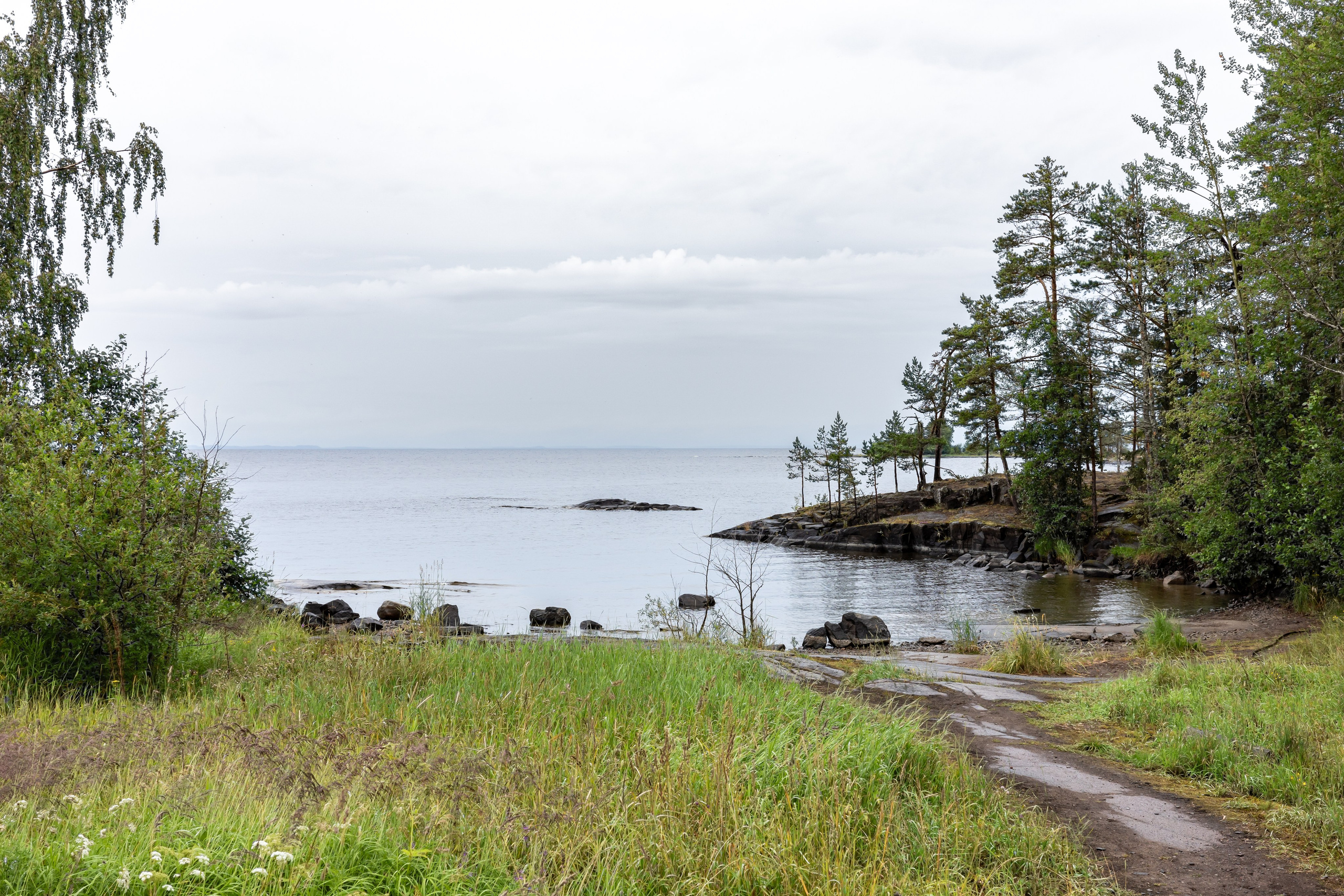 Валаам в дождливую погоду