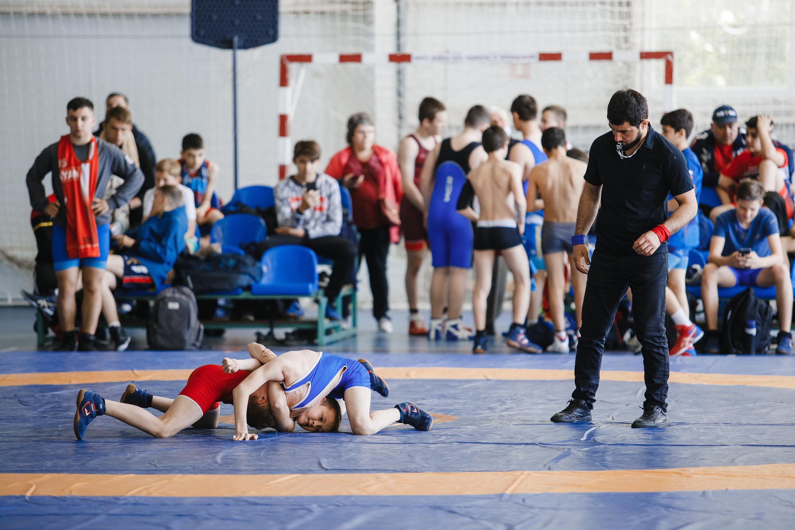 Турнир по греко-римской борьбе. Фотограф Андрей Баксов