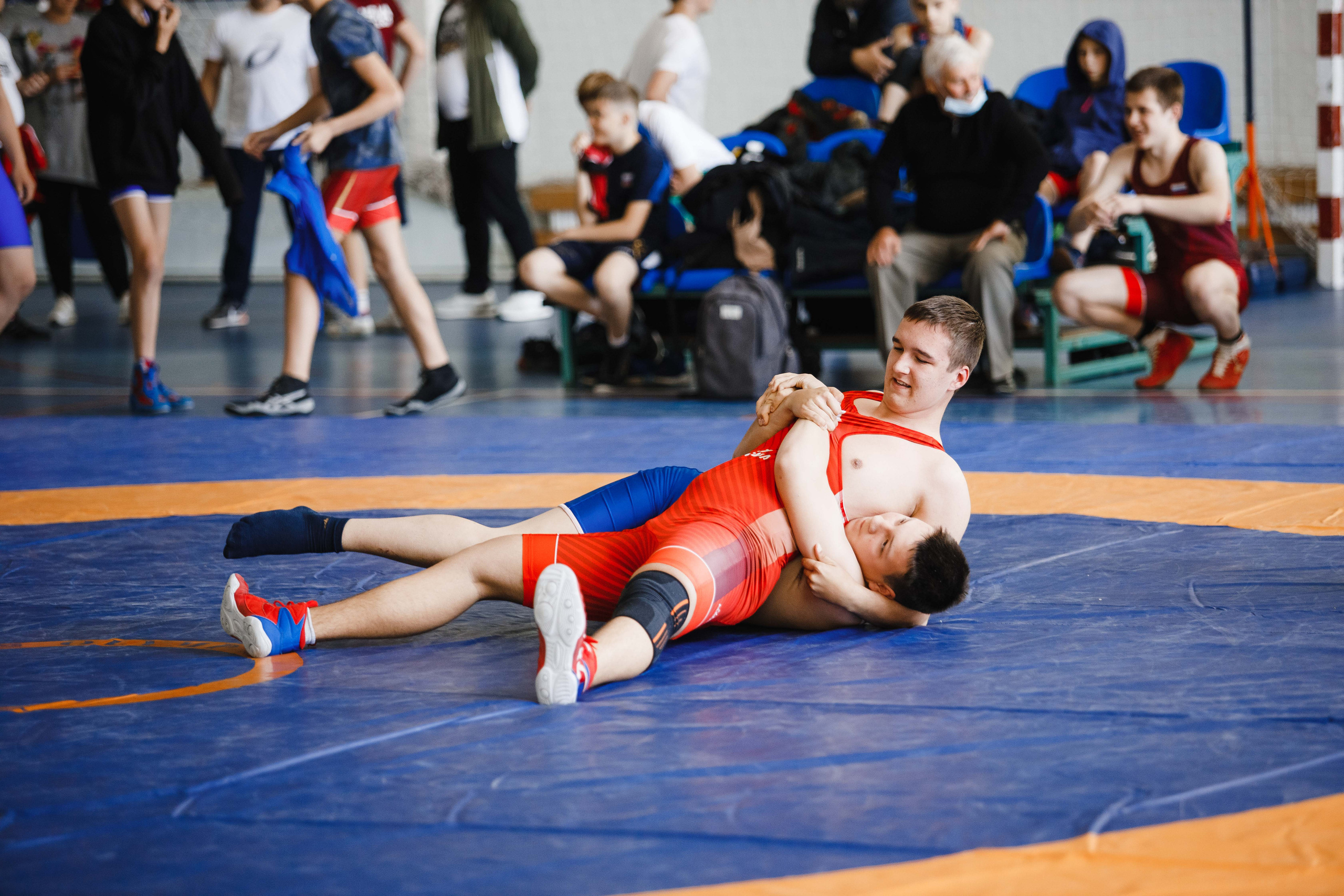 Турнир по греко-римской борьбе. Фотограф Андрей Баксов