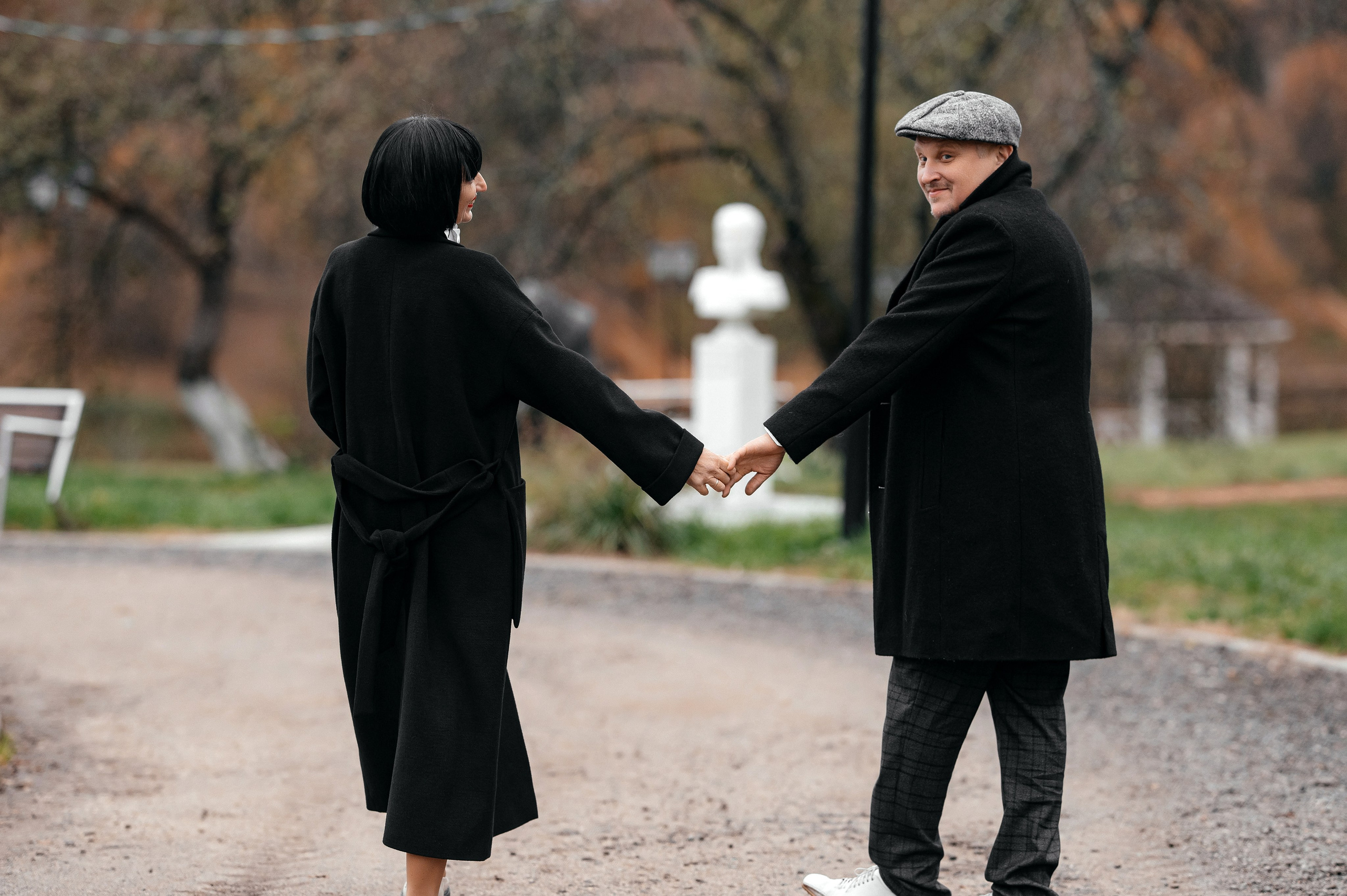 Осенняя свадебная фотопрогулка в Усадьбе Гребнево. Свадебный и семейный фотограф Виктория Носачёва. Щелково, Москва и МО