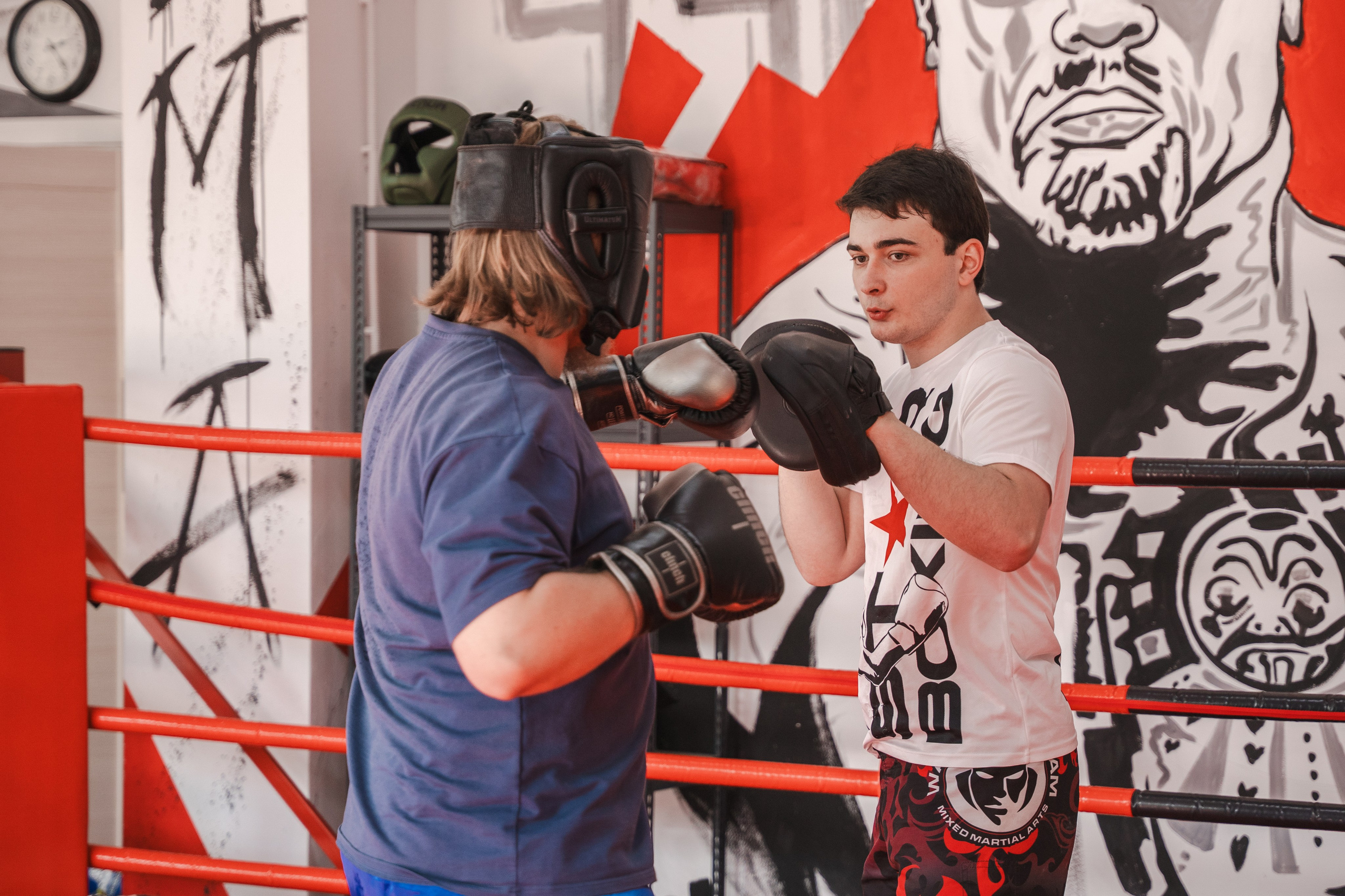 Съемка для сайта Star Boxing. Главная