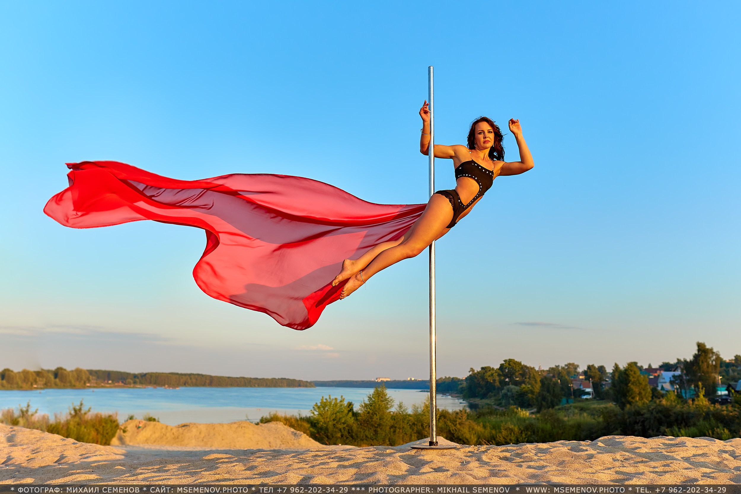 Выездная фотосессия на пилоне «Студия PoleDance Грация танец с шестом» г. Ярославль. Фотограф Михаил Семенов