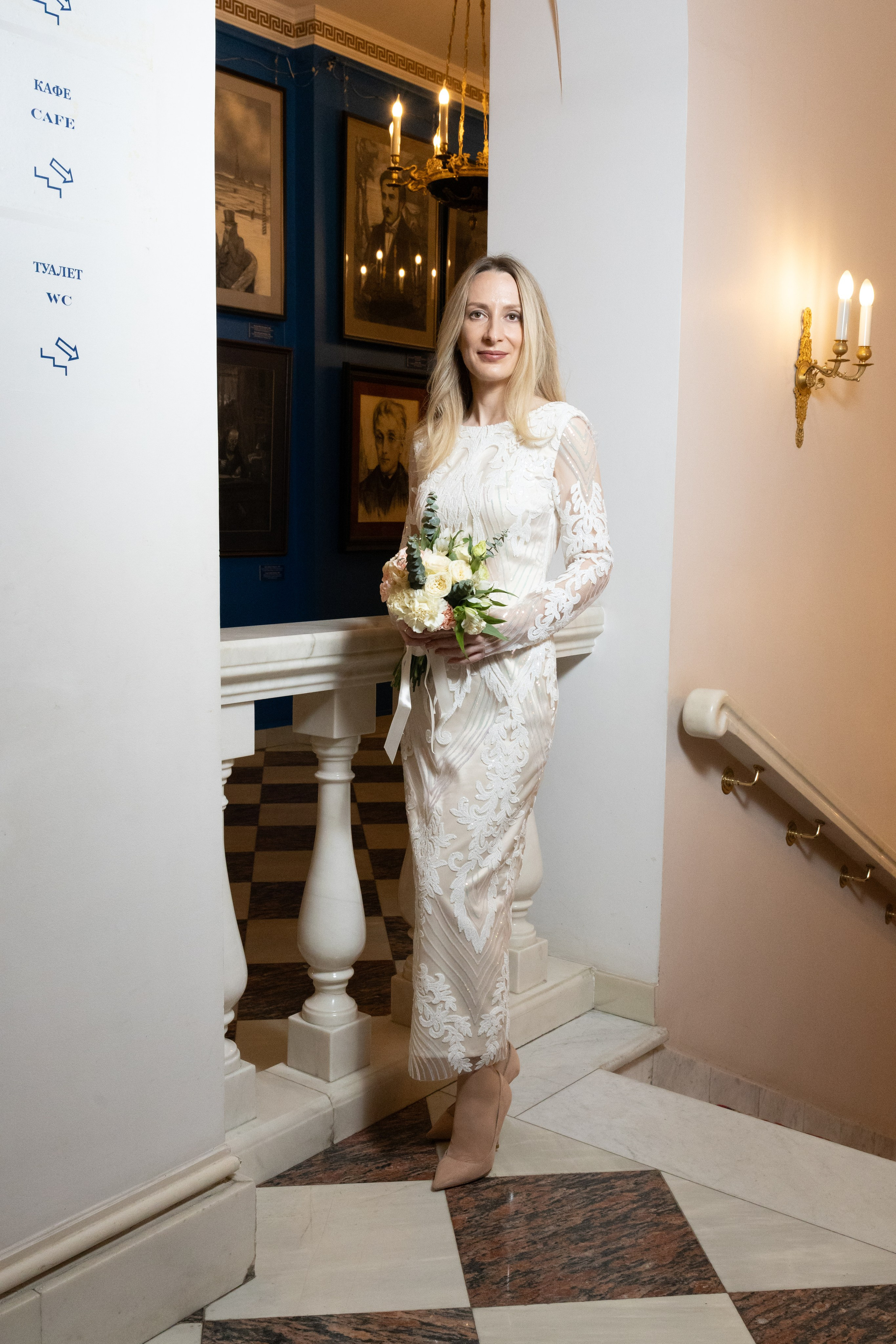 Свадьба в картинной галереи Ильи Глазунова. Фотограф в Москве Зябченко Екатерина. Съемки беременности, love story, семейный, портреты в студии и на улице