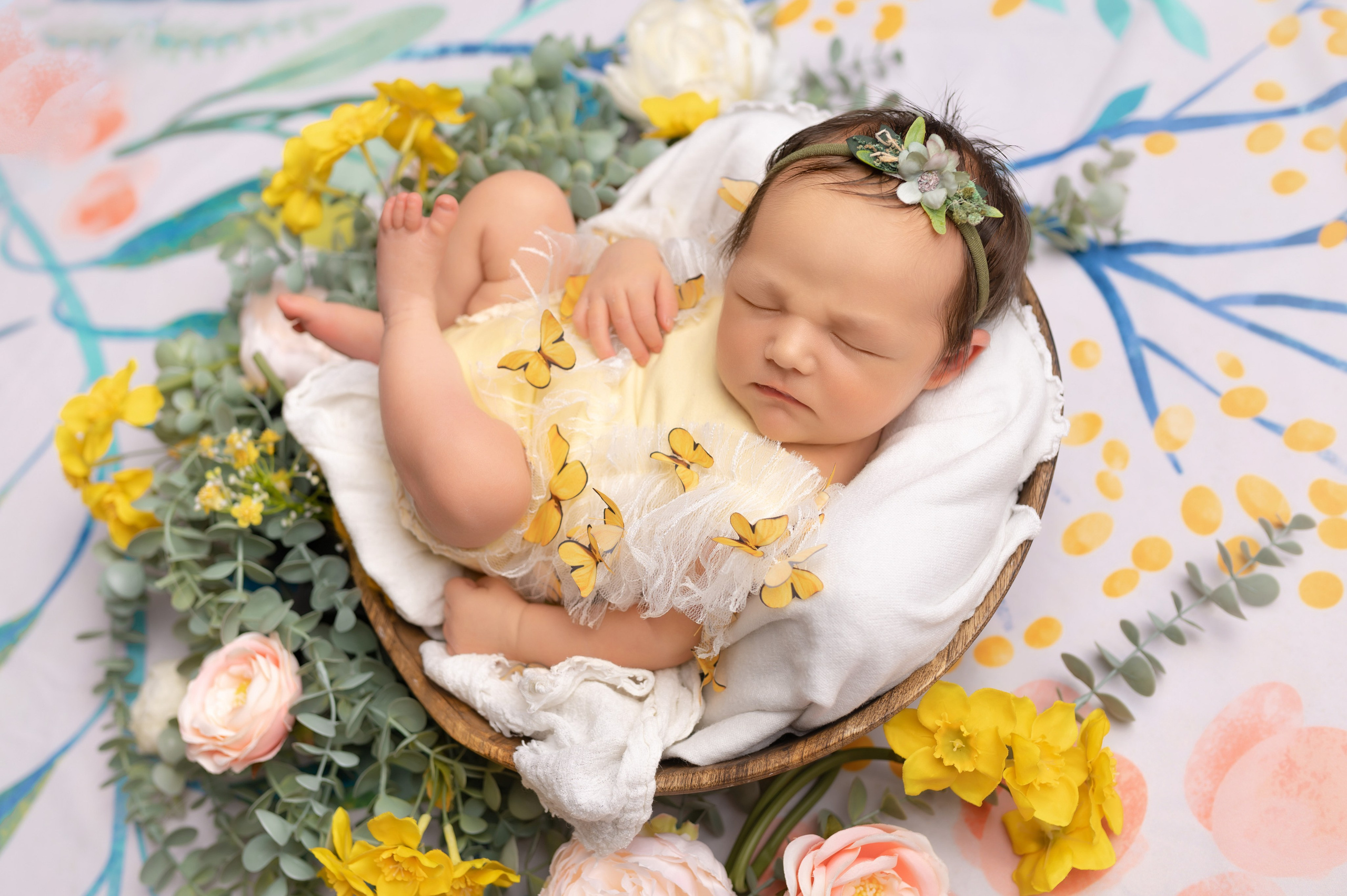 Новорожденные девочки. Детский фотограф в городе Жуковский Алиса Коробанова