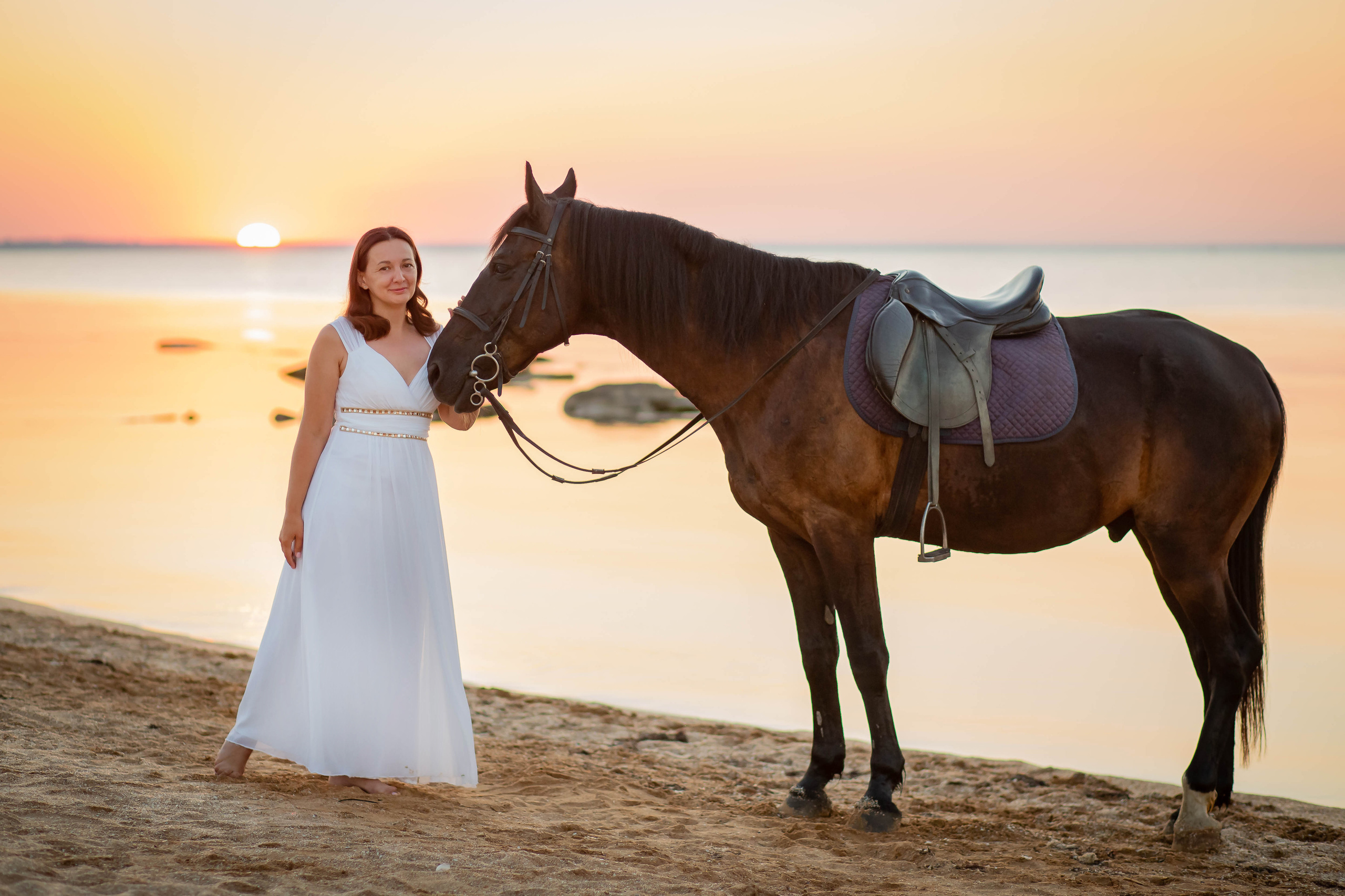 Фотосессия на море с лошадью. Фотограф в Феодосии Наталья Булгакова