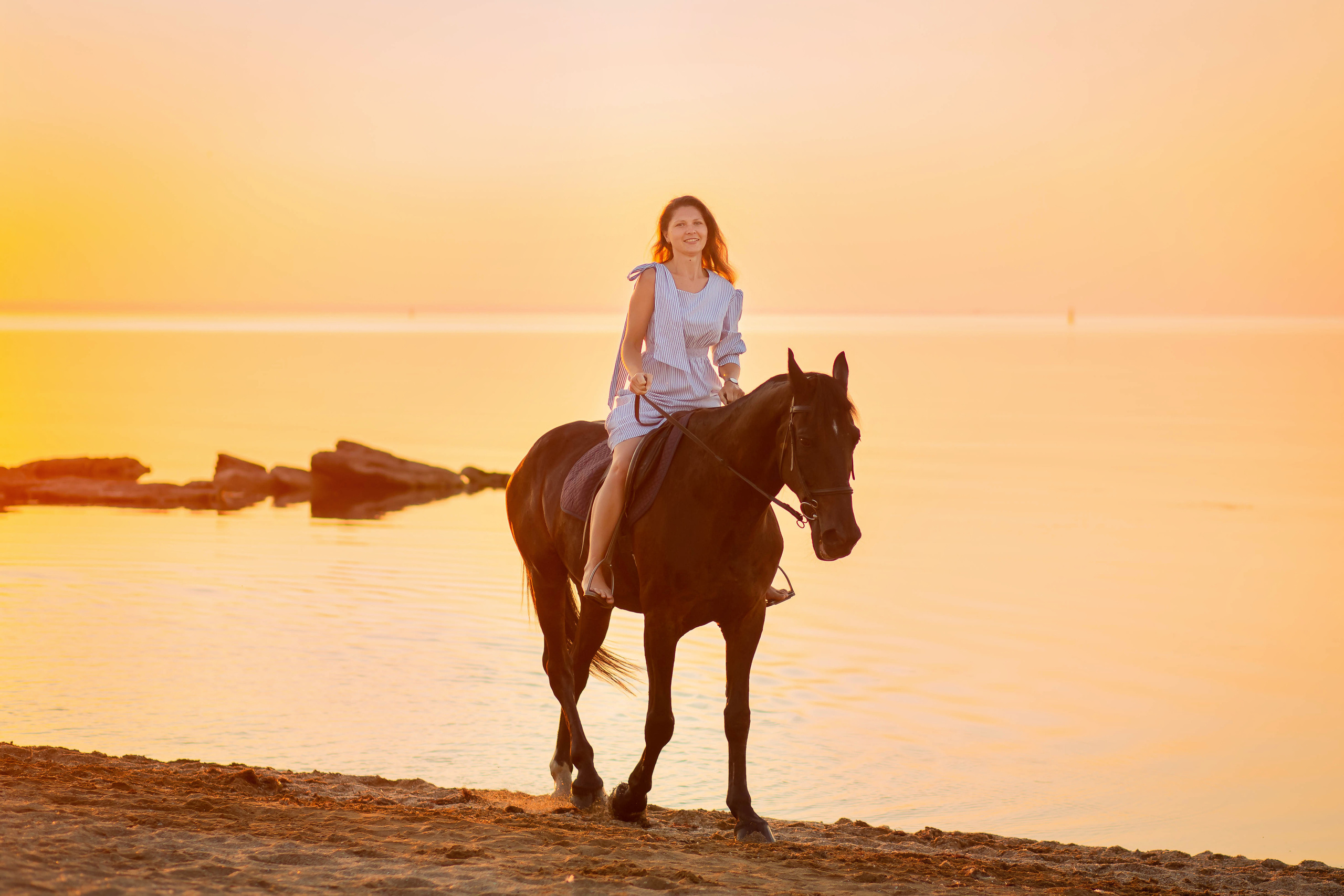 Фотосессия на море с лошадью. Фотограф в Феодосии Наталья Булгакова