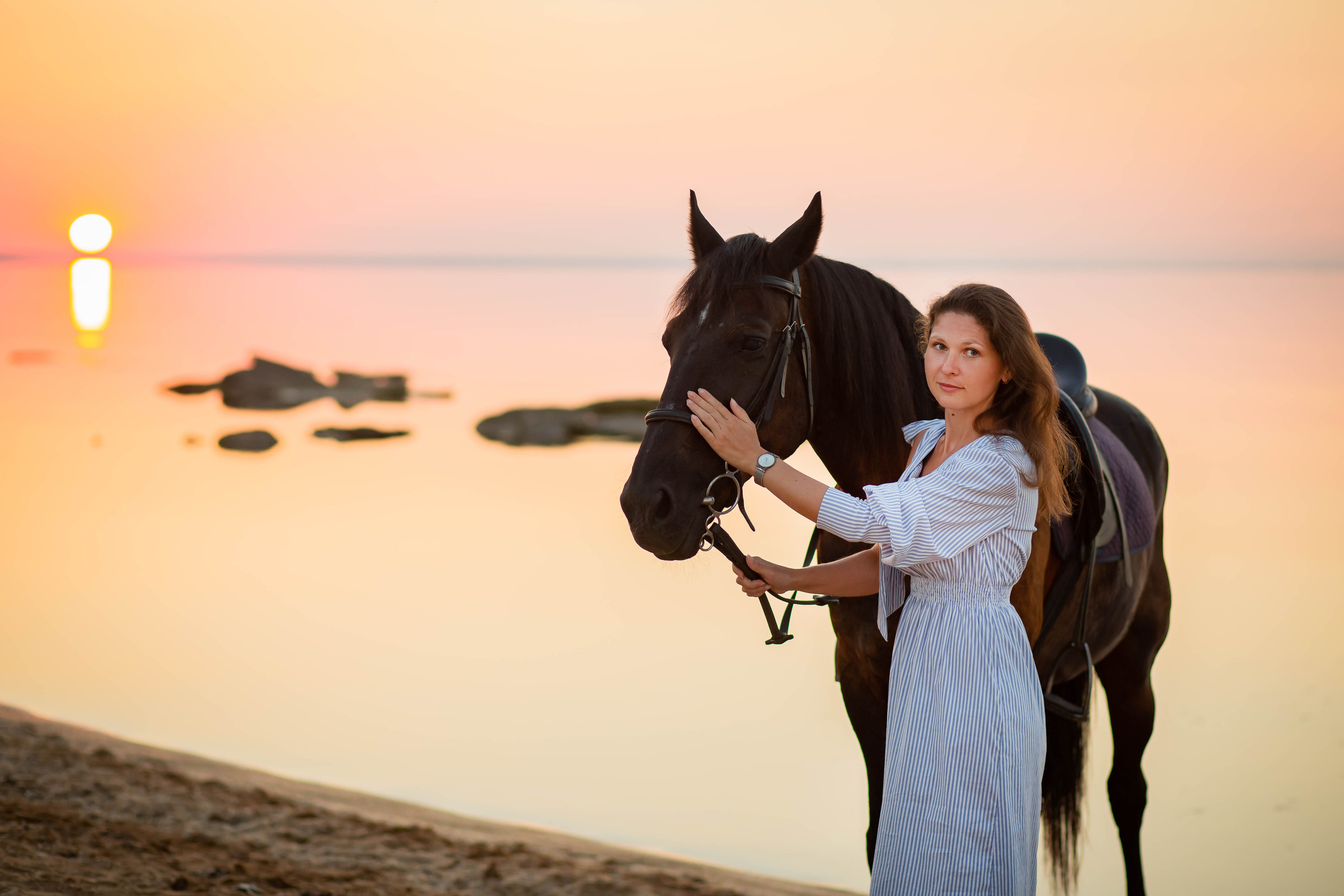 Фотосессия на море с лошадью. Фотограф в Феодосии Наталья Булгакова