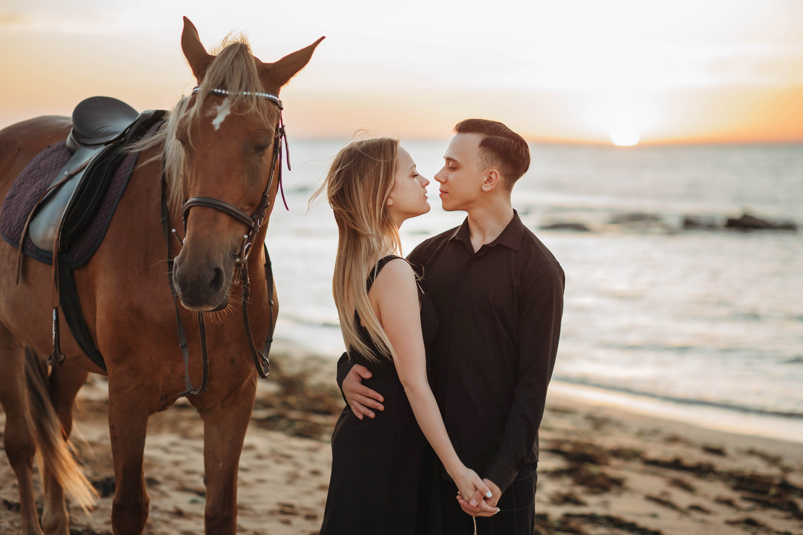 Фотосессия на море с лошадью. Фотограф в Феодосии Наталья Булгакова